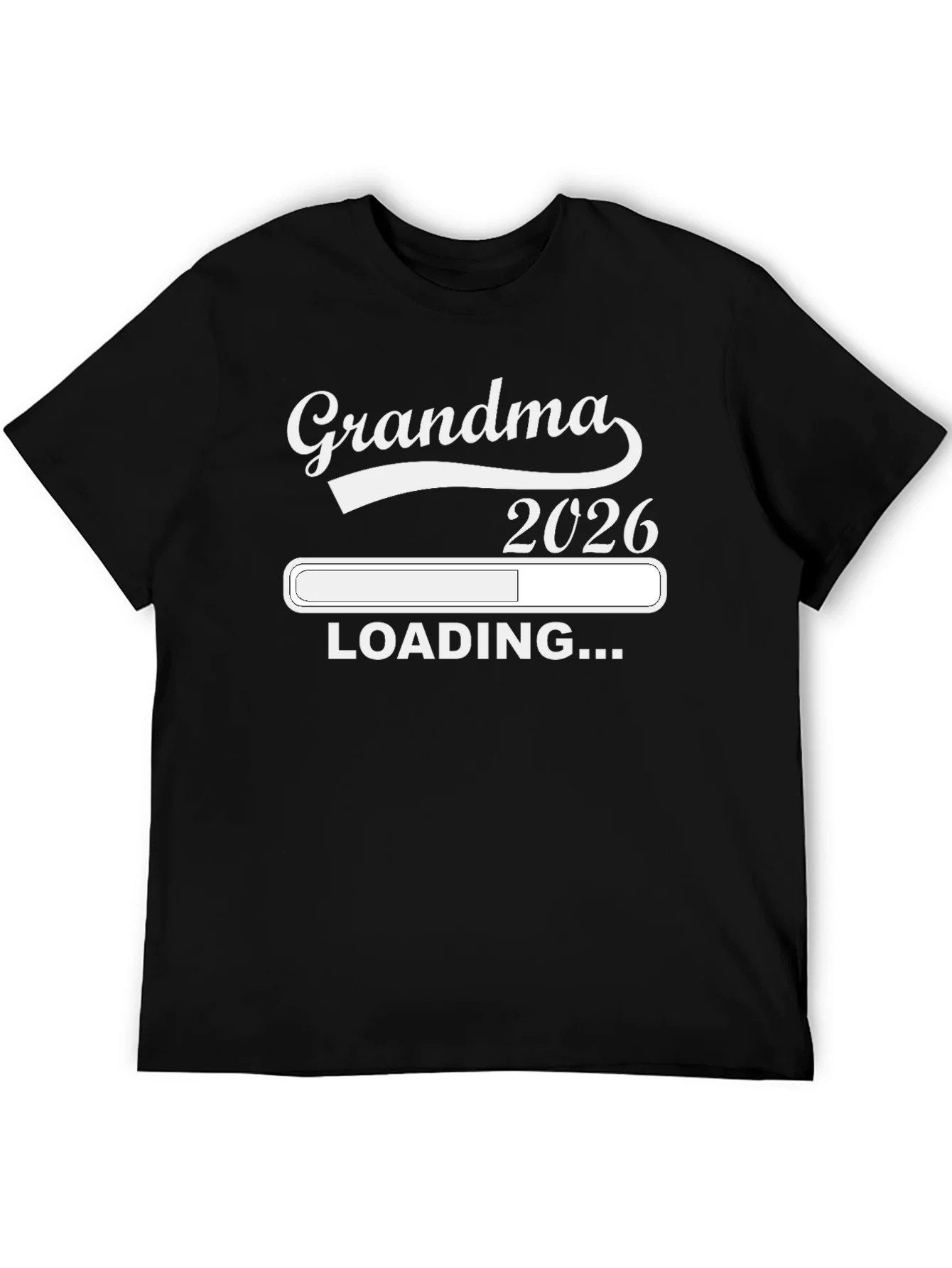 Rebbecca Grandma 2026 Loading Black T-Shirt