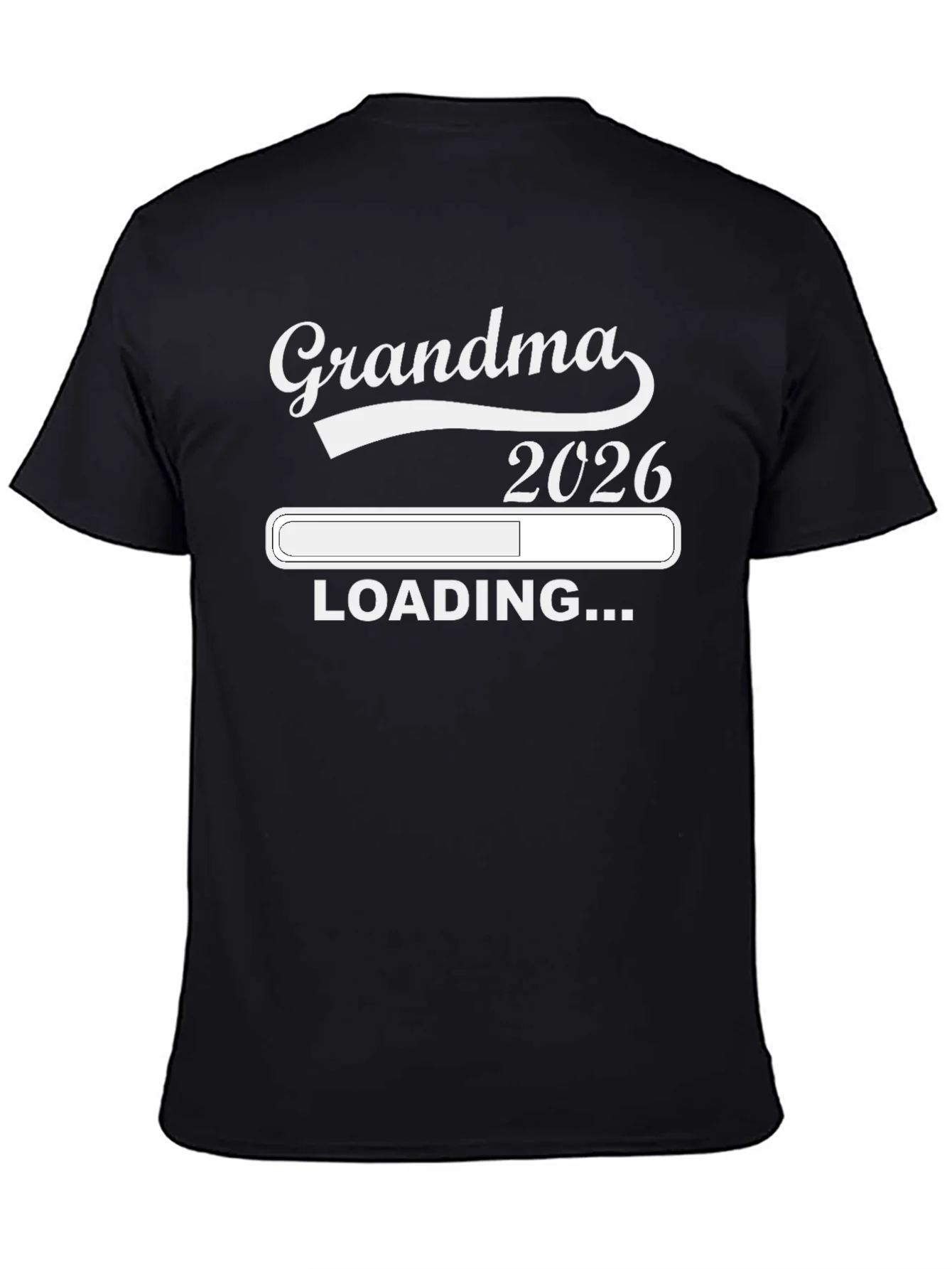 Rebbecca Grandma 2026 Loading Black T-Shirt