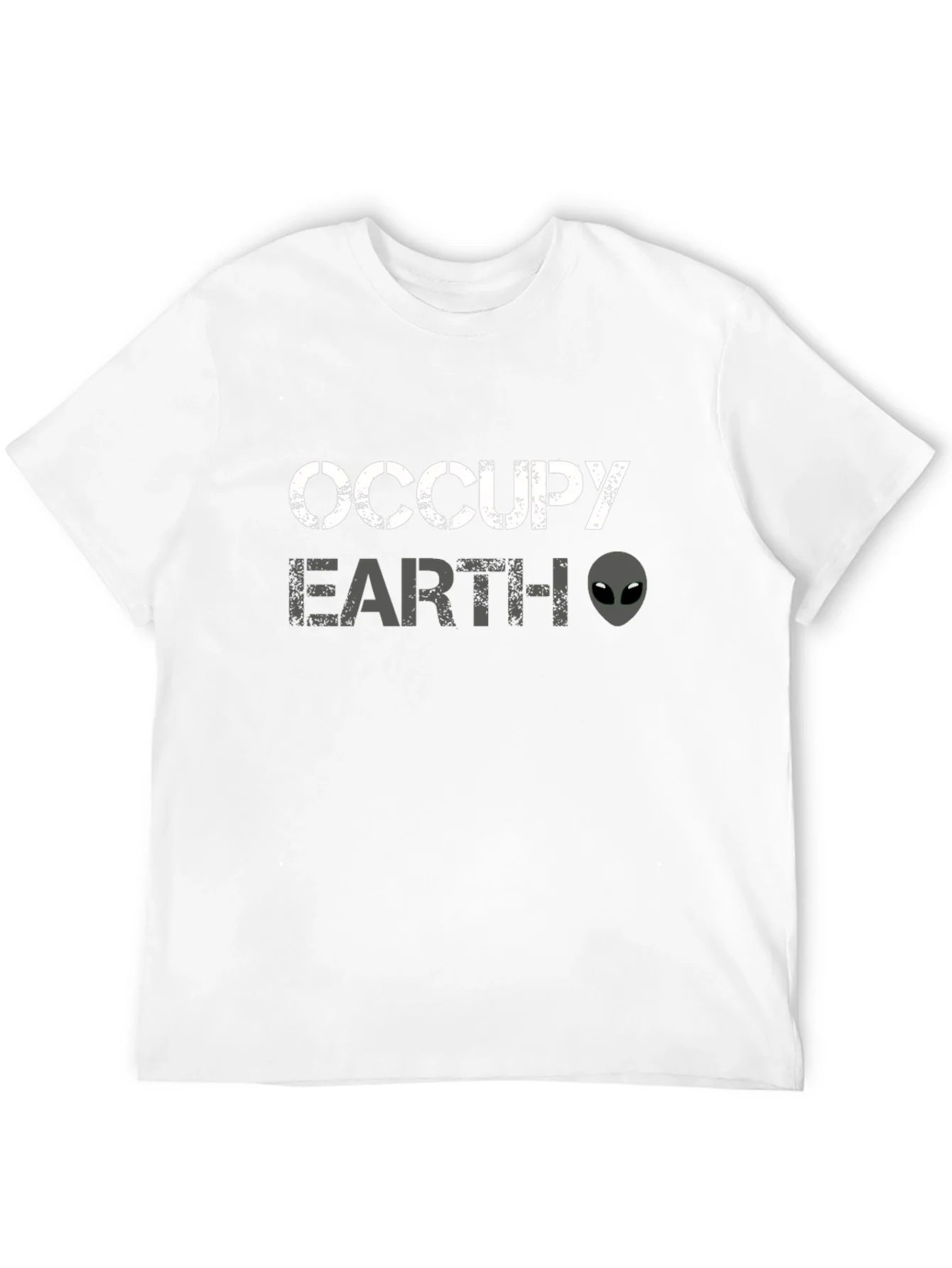 Rebbecca Occupy Earth Alien Graphic Black T-Shirt