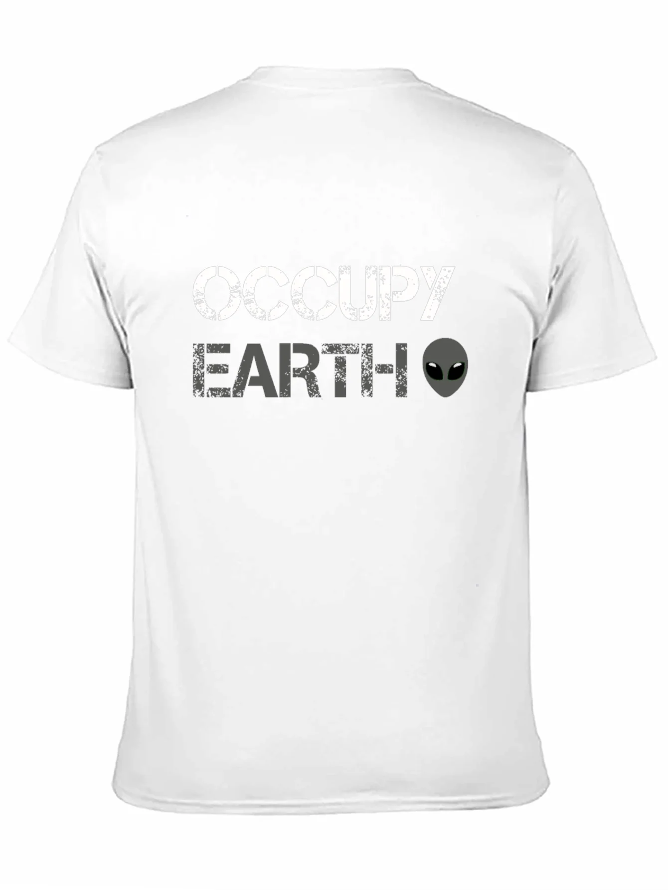 Rebbecca Occupy Earth Alien Graphic Black T-Shirt