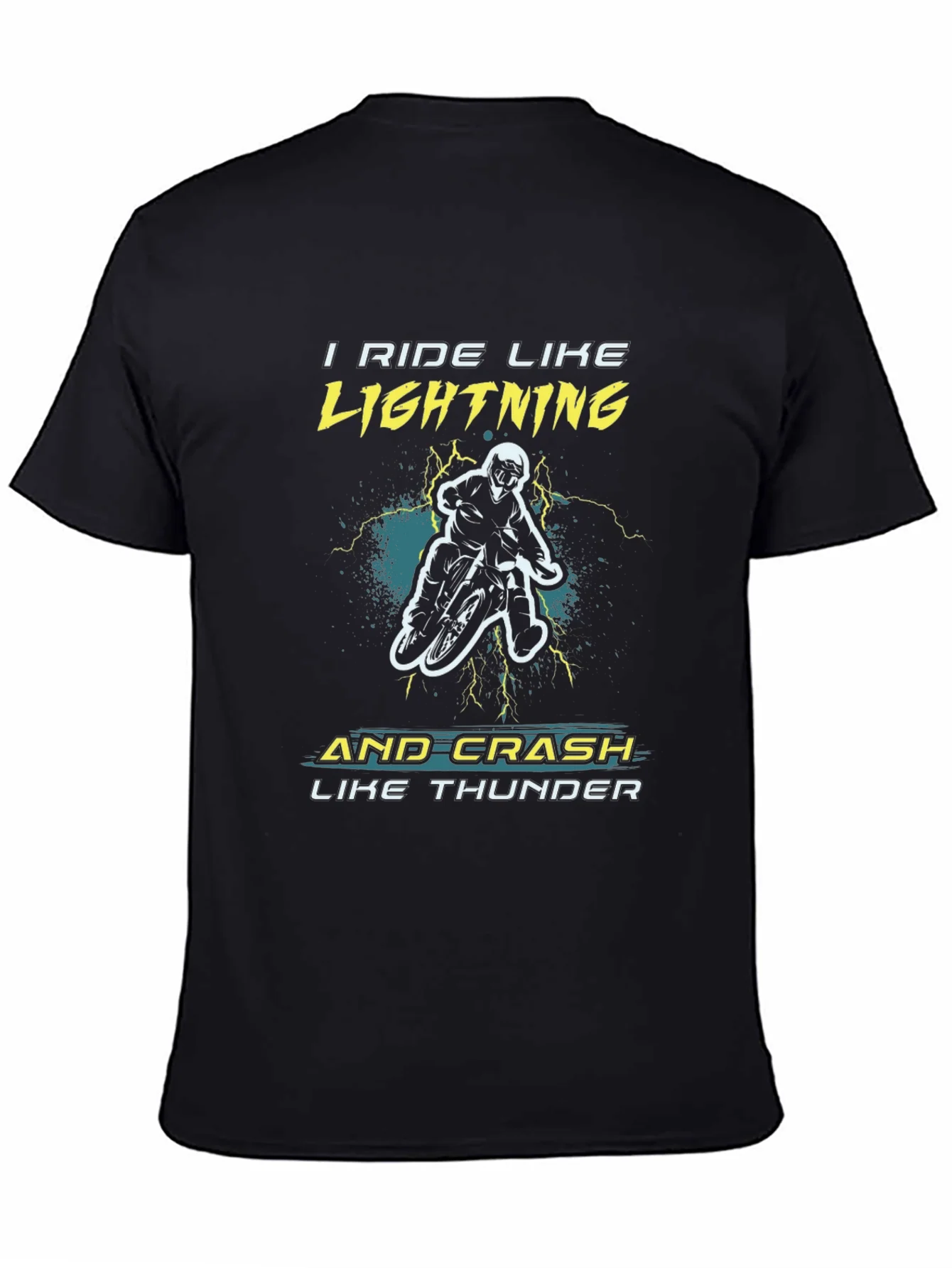 Camiseta Motocross: Rueda como rel¨¢mpago
