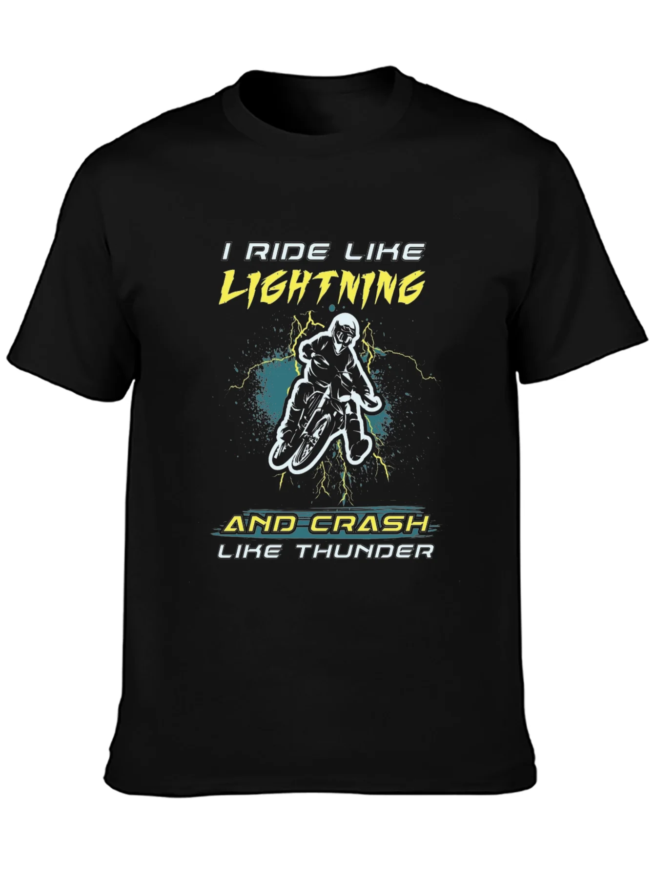 Camiseta Motocross: Rueda como rel¨¢mpago