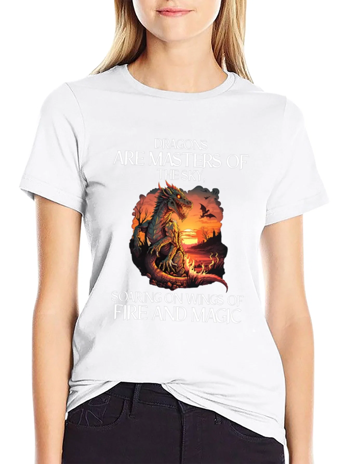 Rebbecca Dragon Masters of the Sky Graphic Tee