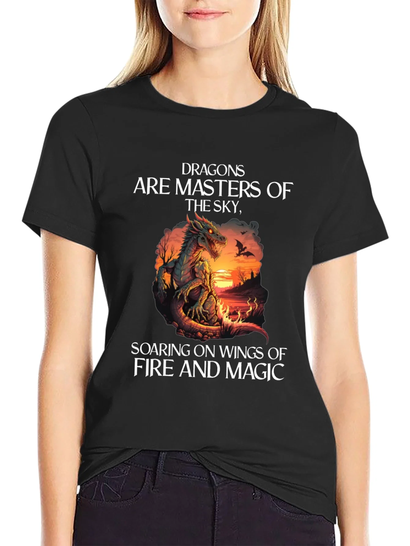 Rebbecca Dragon Masters of the Sky Graphic Tee