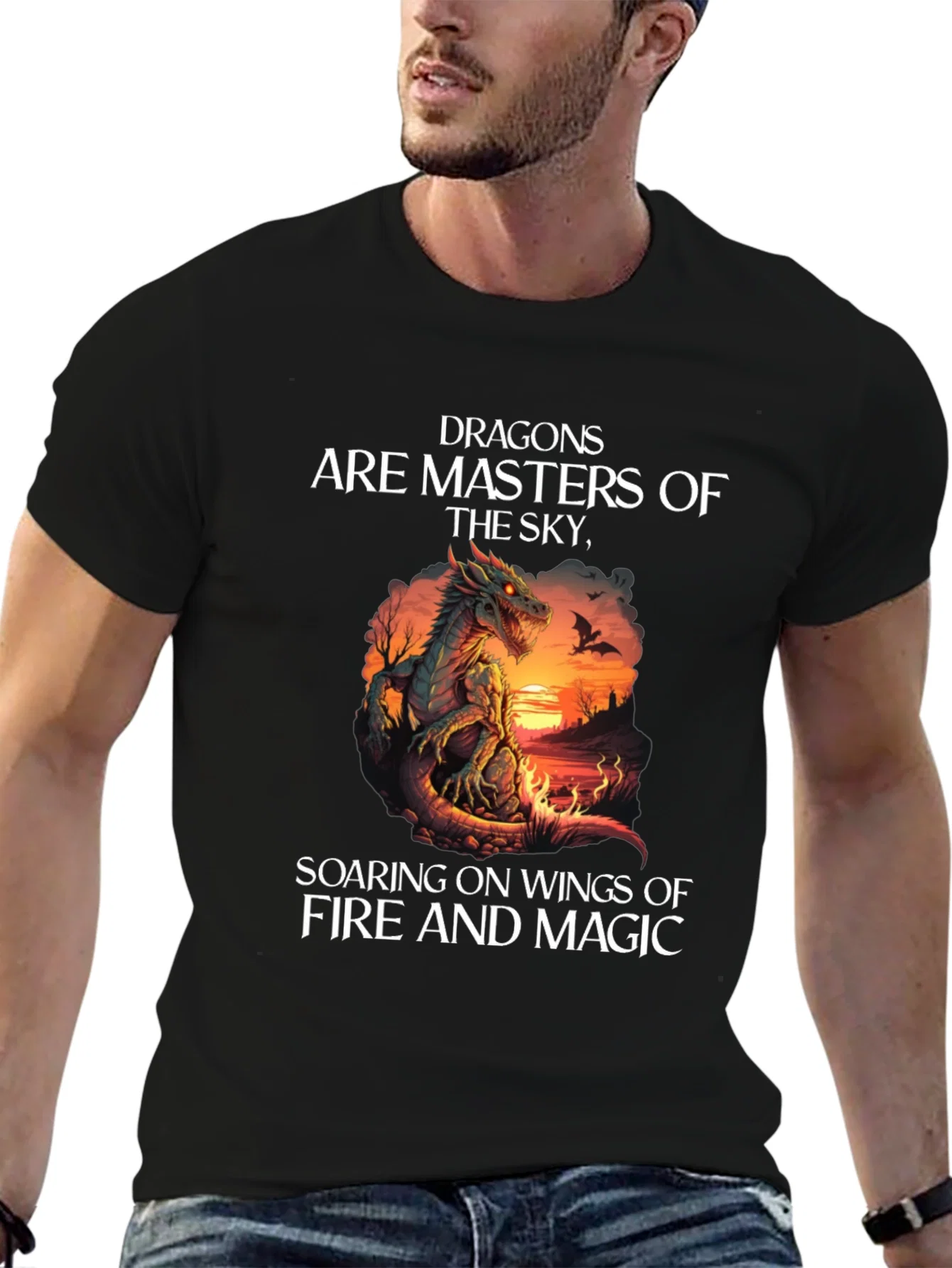 Rebbecca Dragon Masters of the Sky Graphic Tee