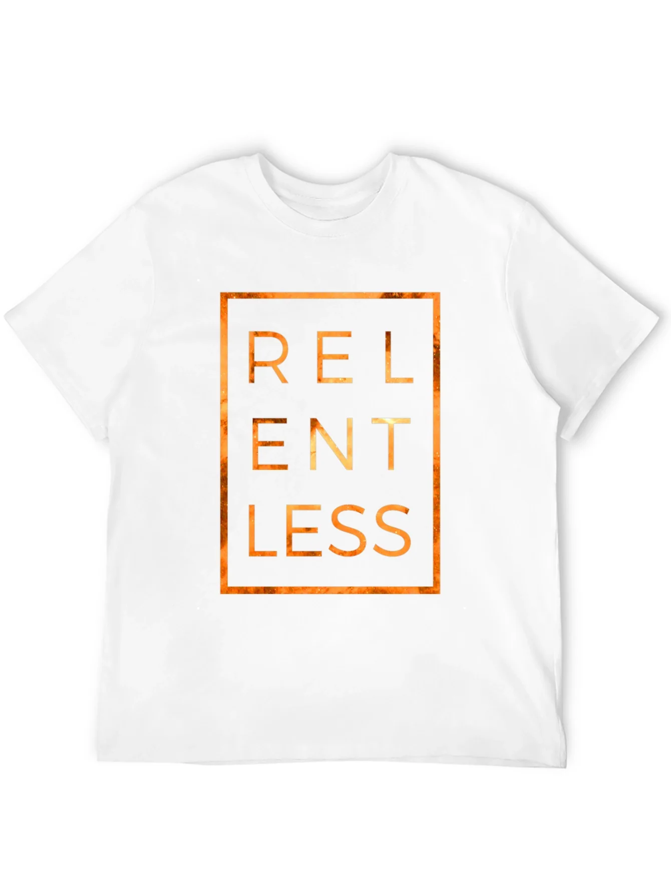 Camiseta Negra Estampada Relentless