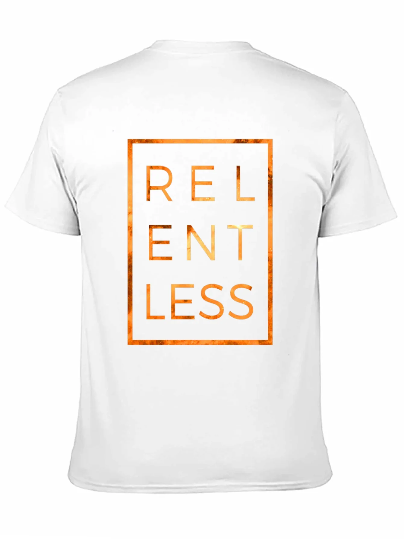 Camiseta Negra Estampada Relentless