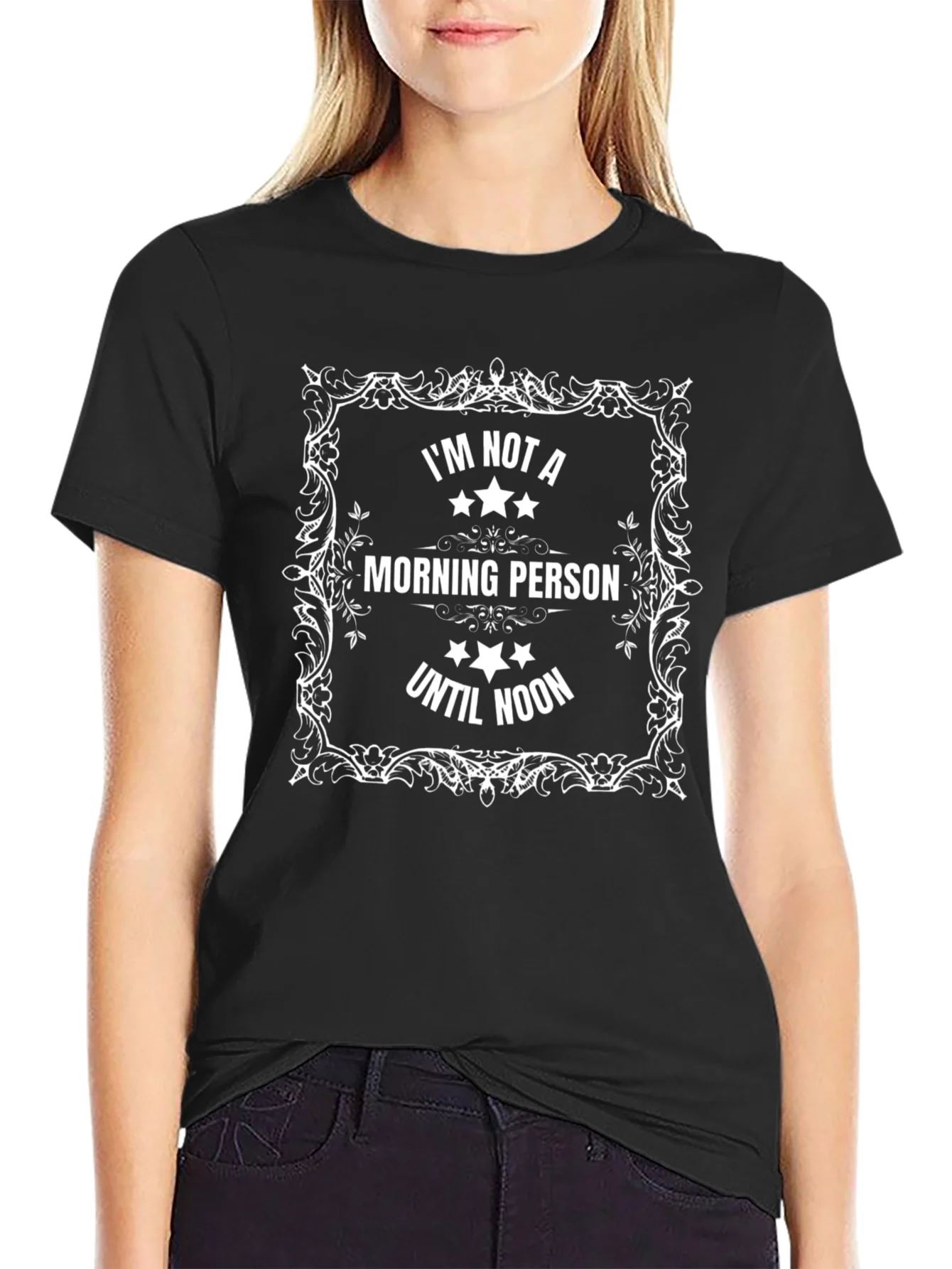 Rebbecca Im Not a Morning Person T-Shirt