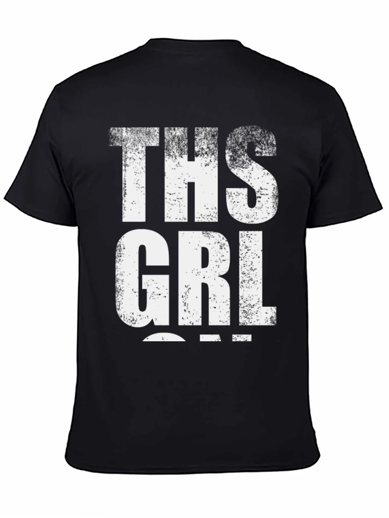 Rebbecca THS GRL Graphic Tee - Distressed Print