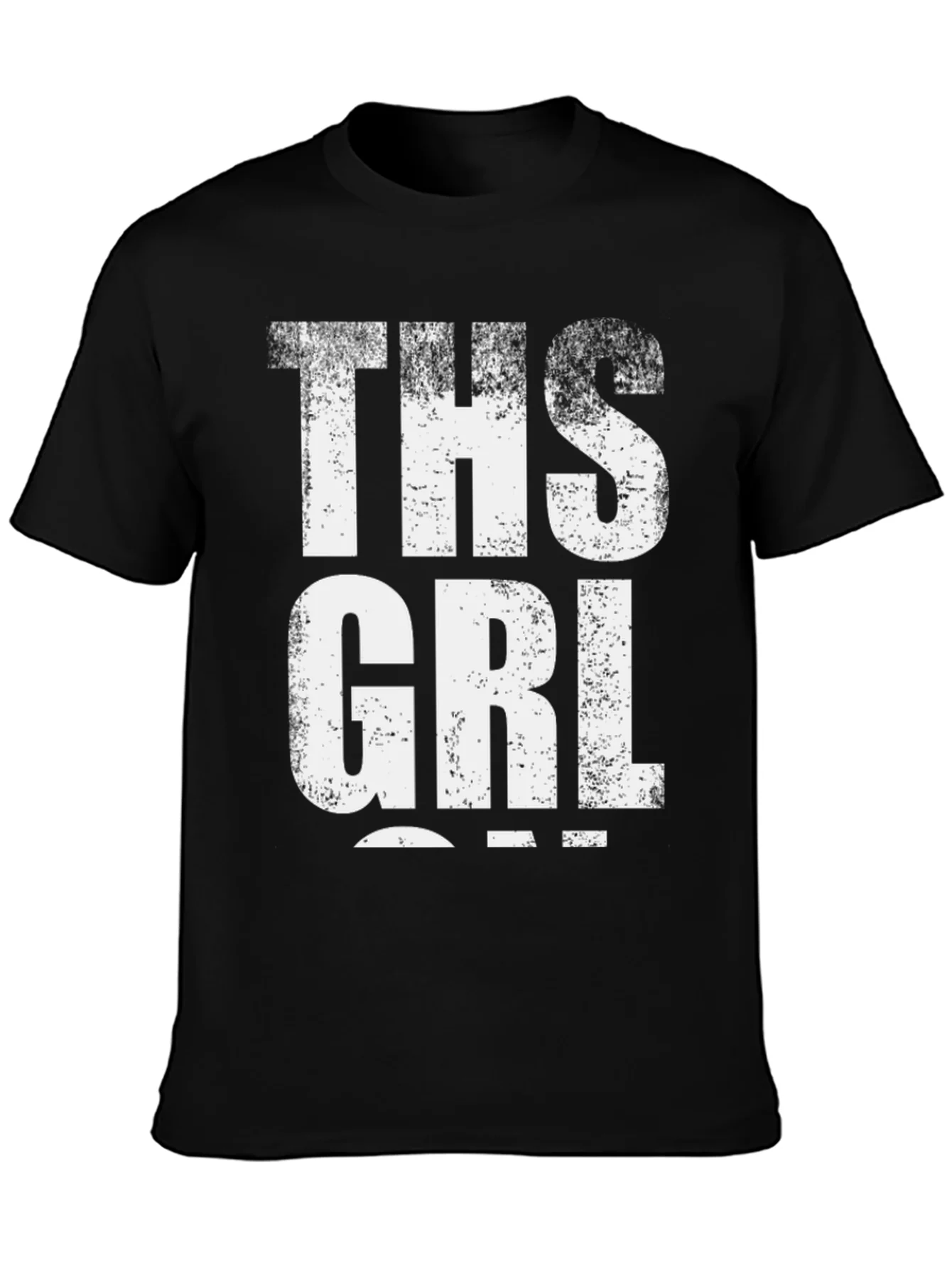 Rebbecca THS GRL Graphic Tee - Distressed Print