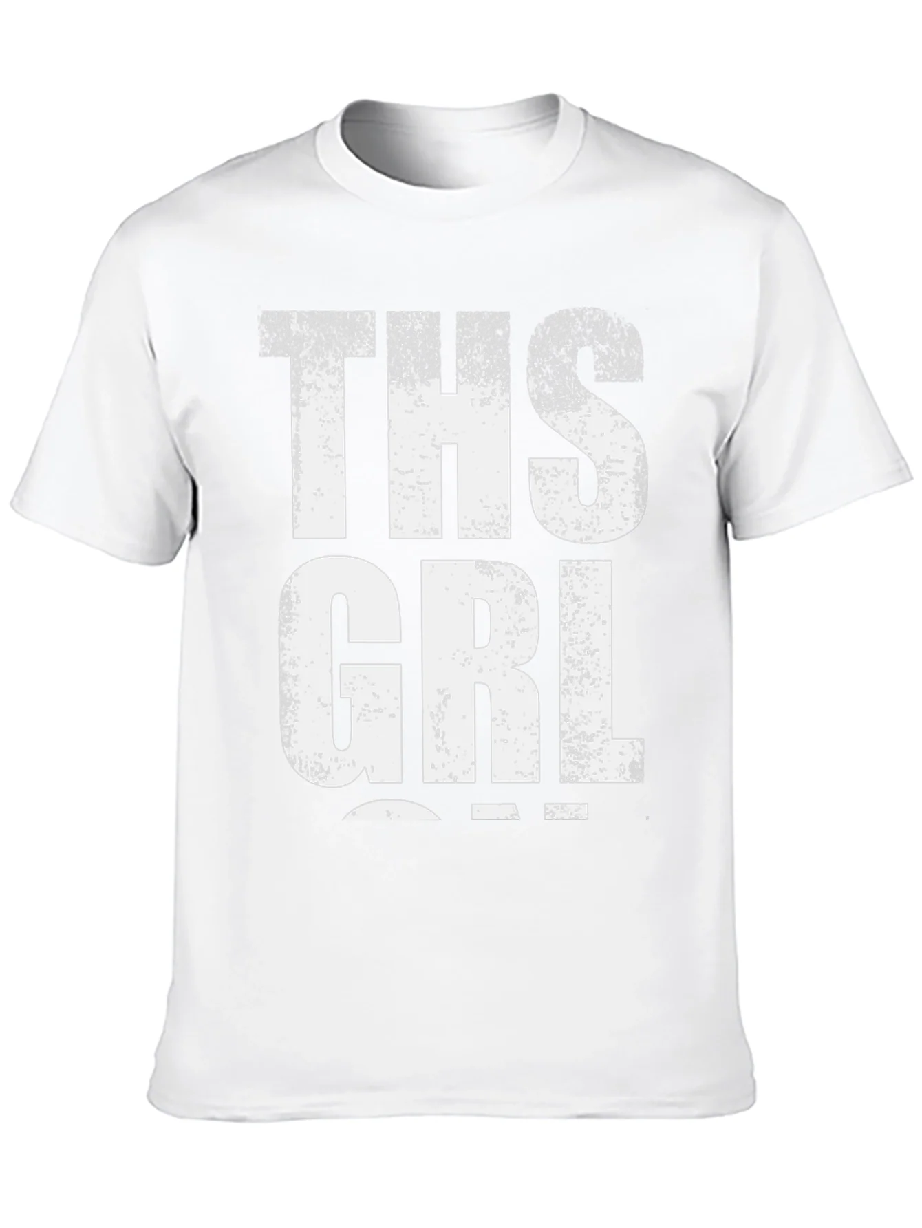 Rebbecca THS GRL Graphic Tee - Distressed Print