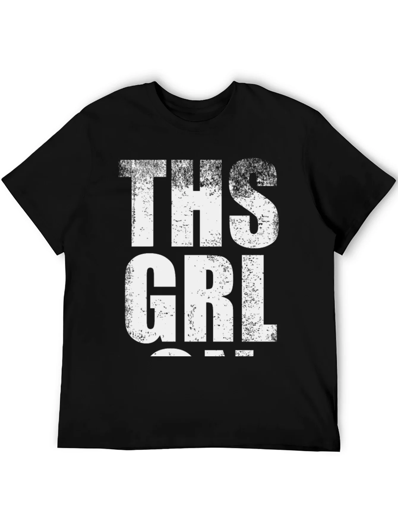 Rebbecca THS GRL Graphic Tee - Distressed Print