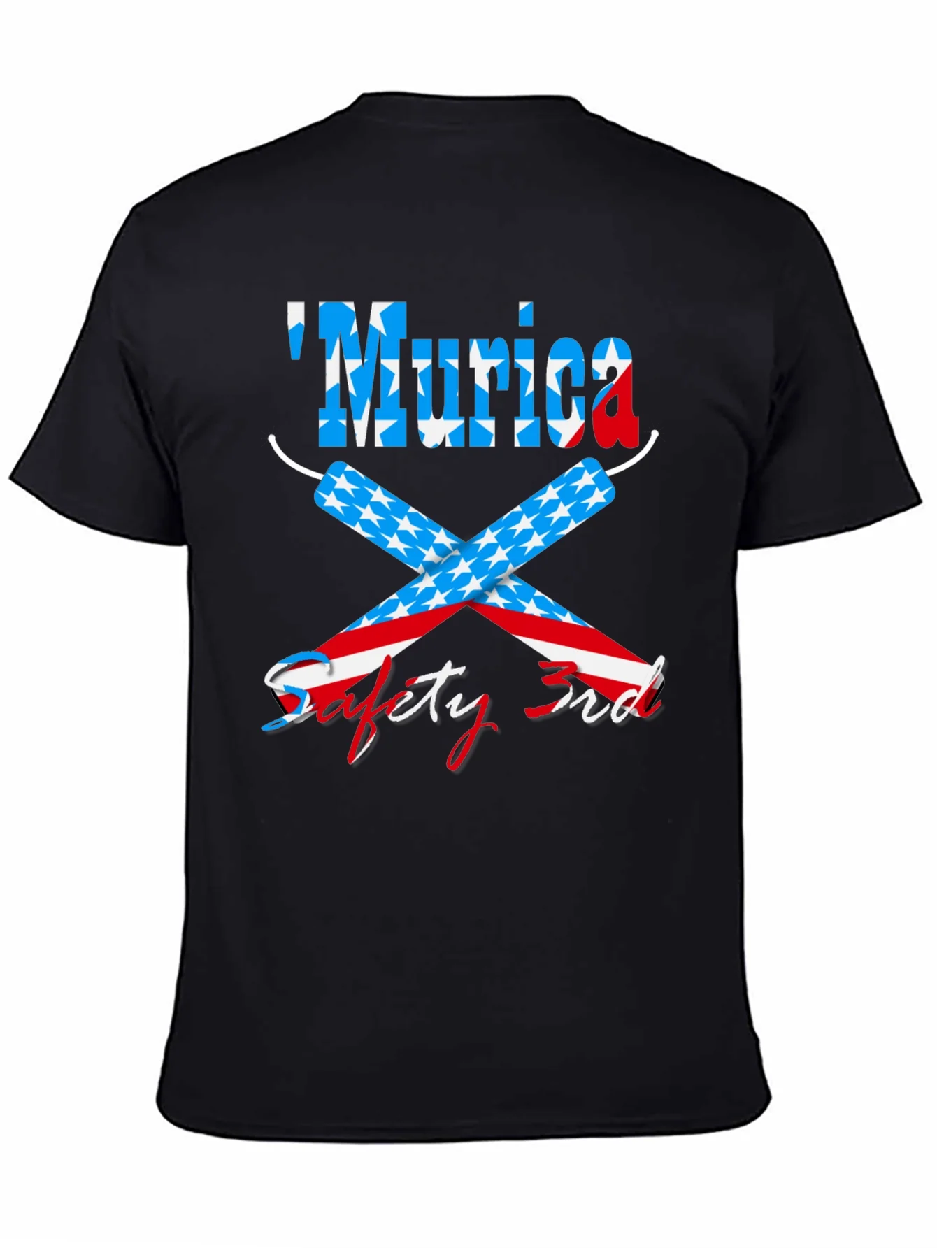 Rebbecca Funny Patriotic Murica Safety 3rd Graphic T-Shirt