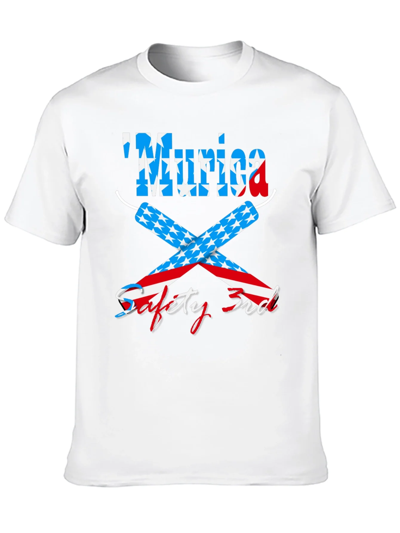 Rebbecca Funny Patriotic Murica Safety 3rd Graphic T-Shirt