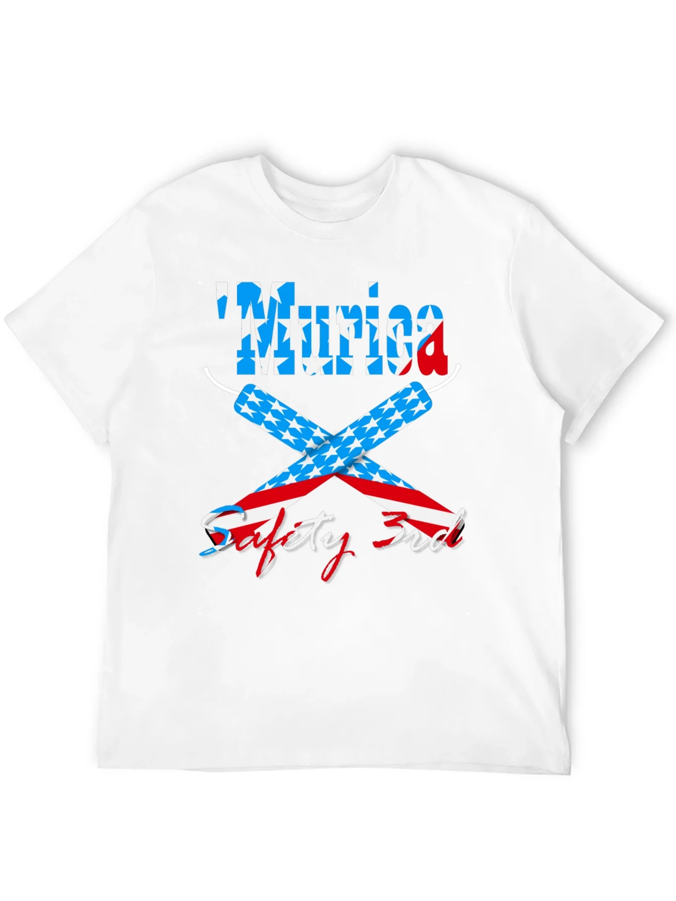 Rebbecca Funny Patriotic Murica Safety 3rd Graphic T-Shirt