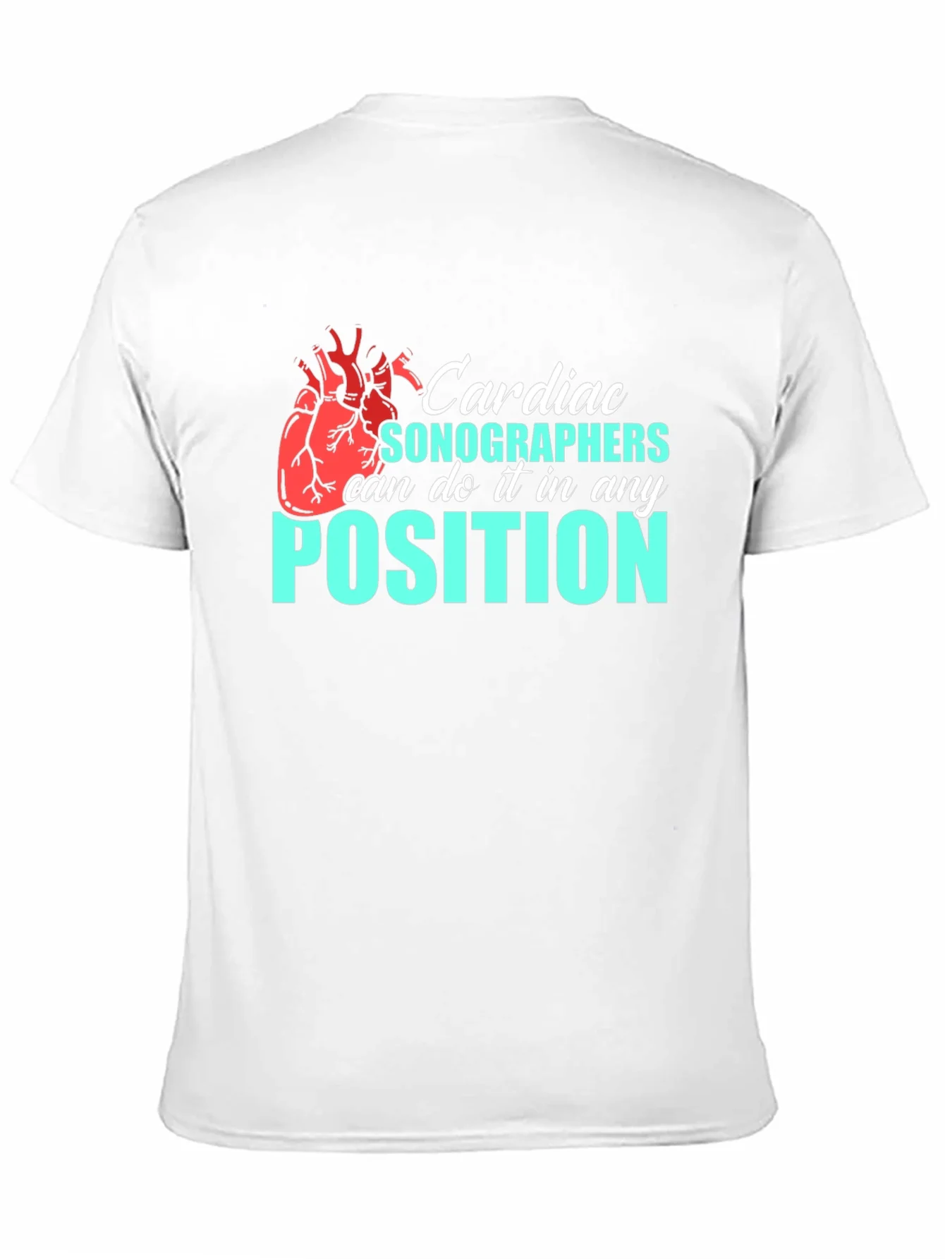 Camiseta Negra Cardiac Sonographers
