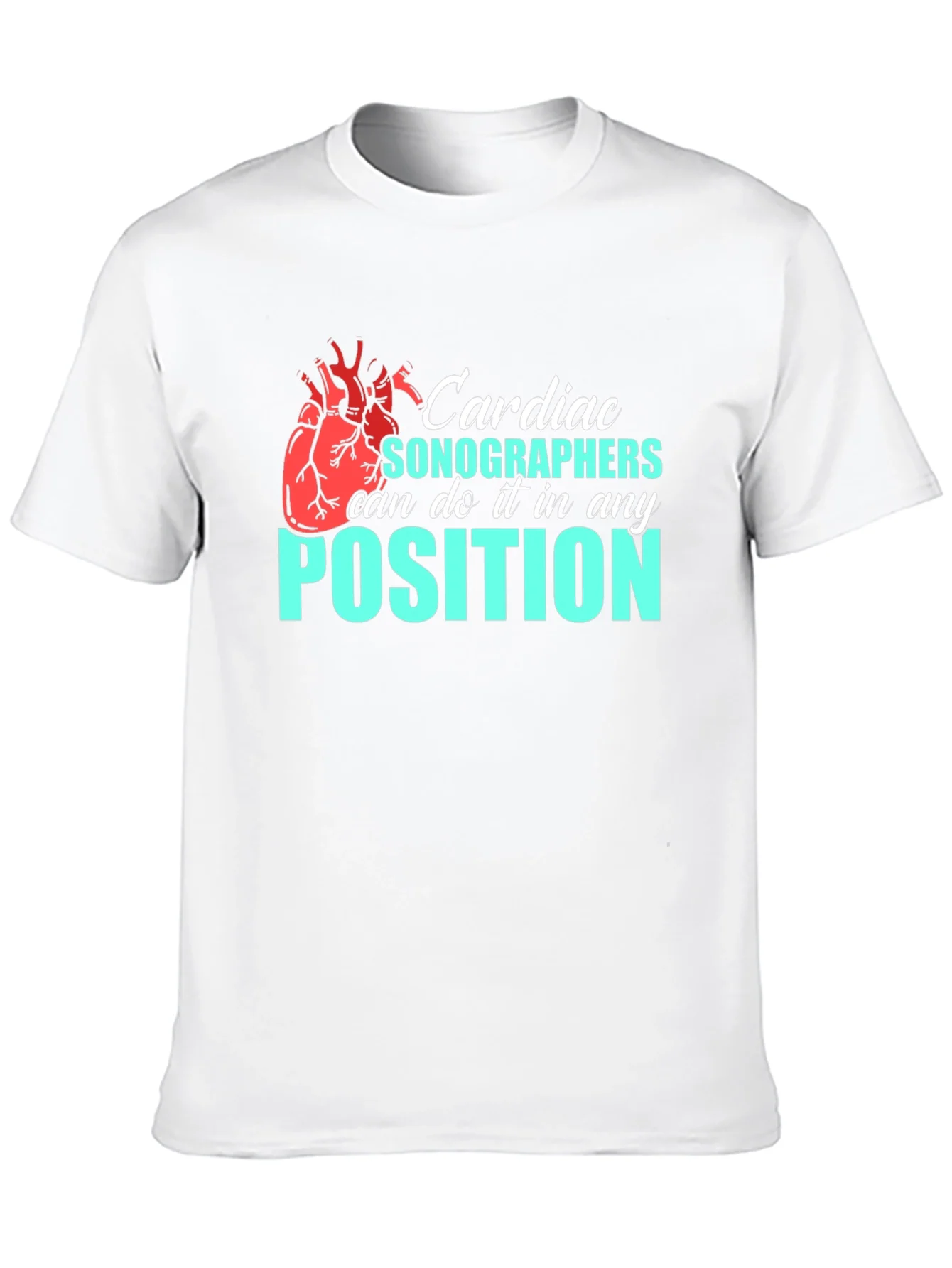 Camiseta Negra Cardiac Sonographers