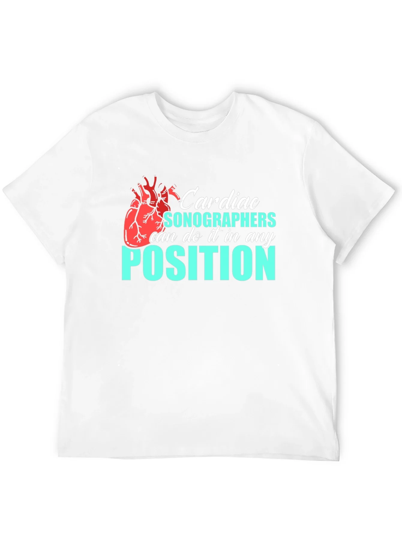 Camiseta Negra Cardiac Sonographers