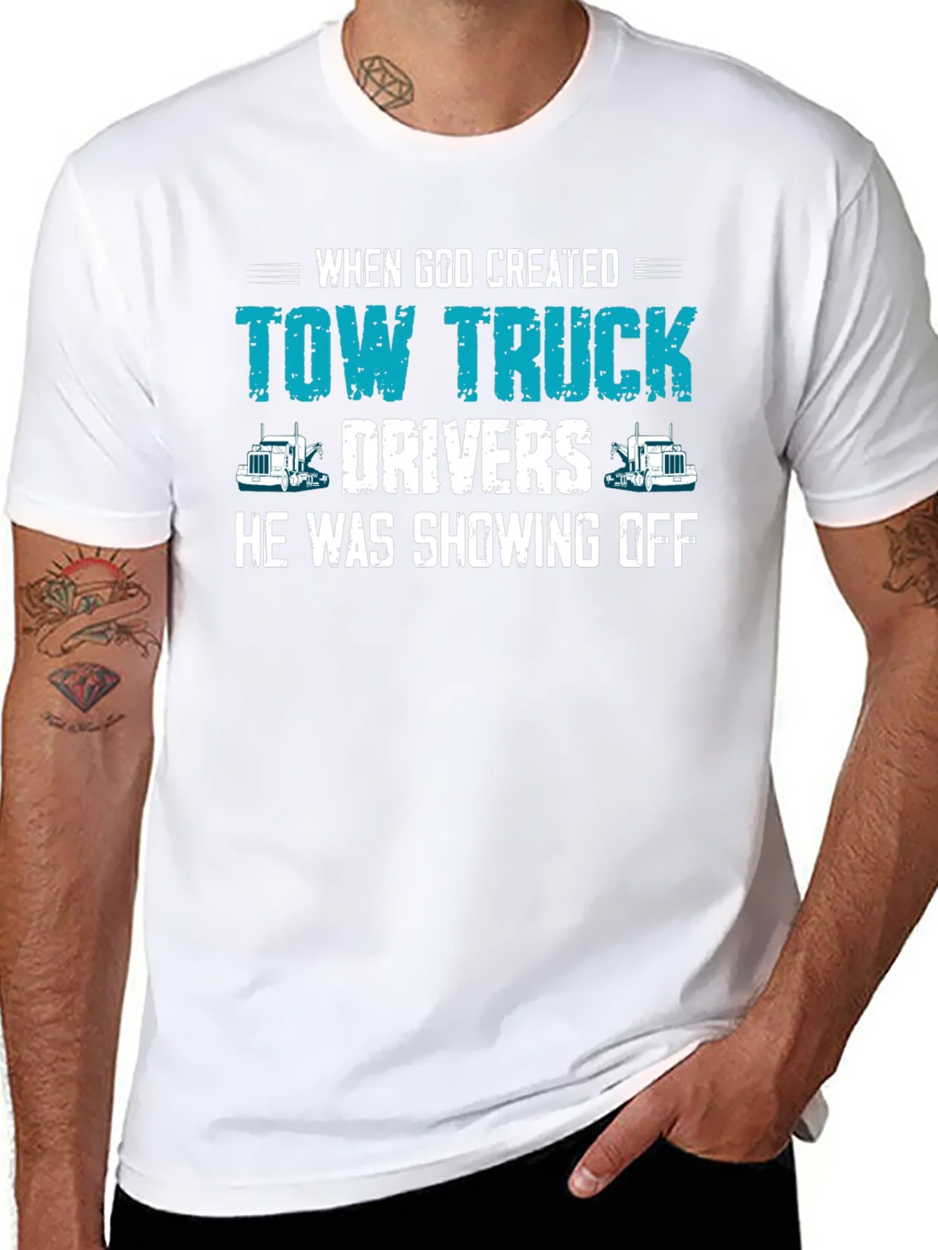 Rebbecca Tow Truck Driver T-Shirt - Funny Graphic Tee