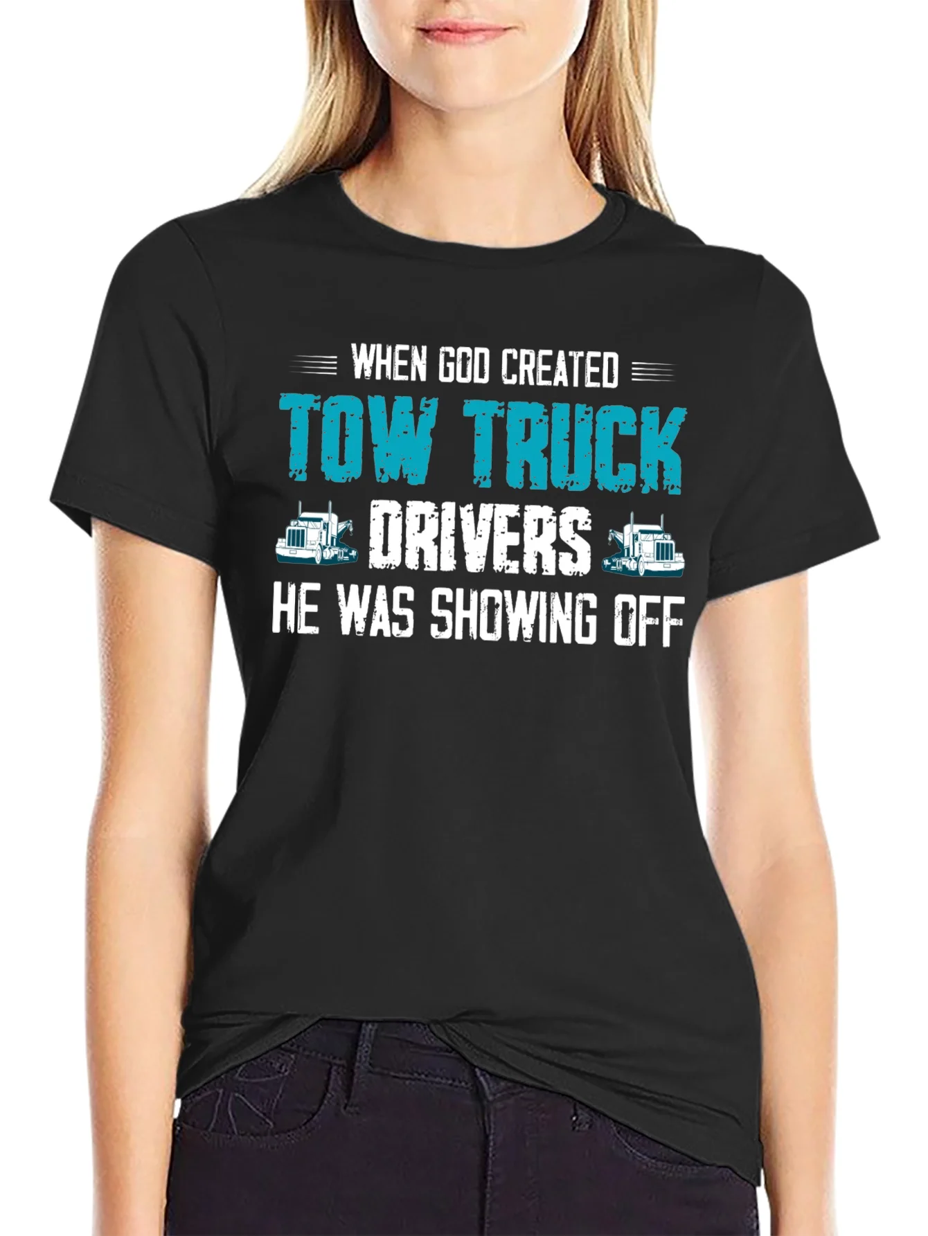 Rebbecca Tow Truck Driver T-Shirt - Funny Graphic Tee