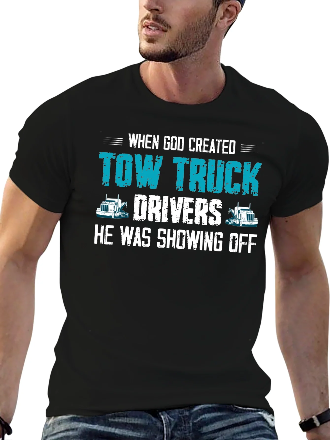 Rebbecca Tow Truck Driver T-Shirt - Funny Graphic Tee