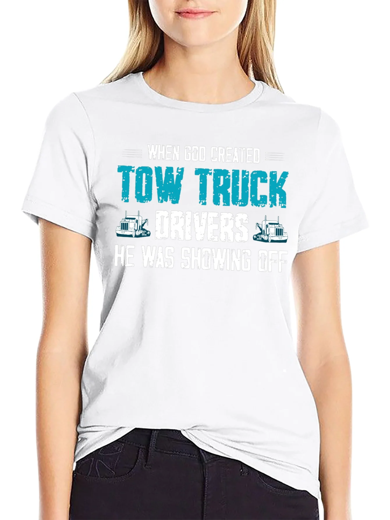 Rebbecca Tow Truck Driver T-Shirt - Funny Graphic Tee