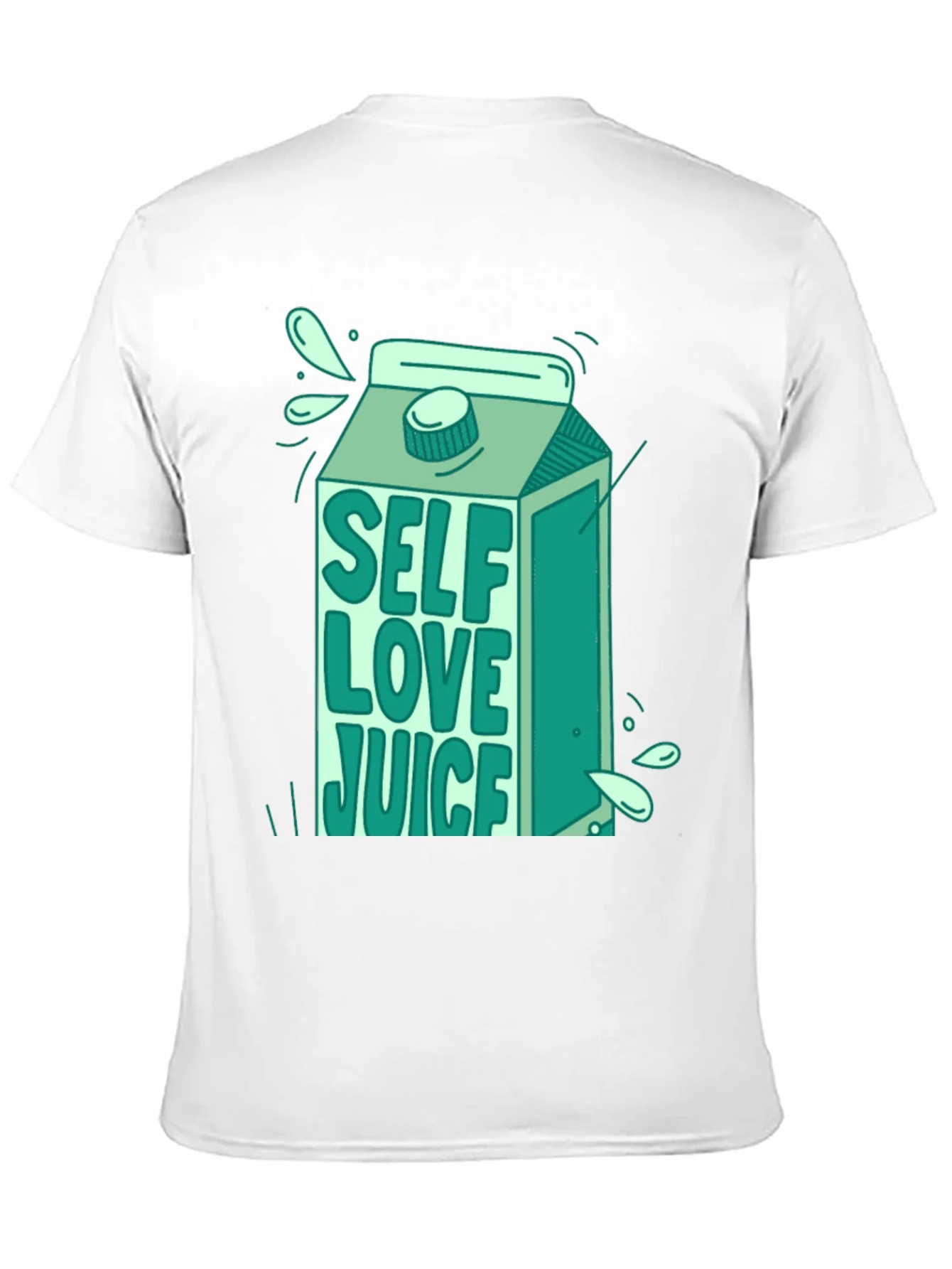 Camiseta Negra con Dise?o de Self Love Juice