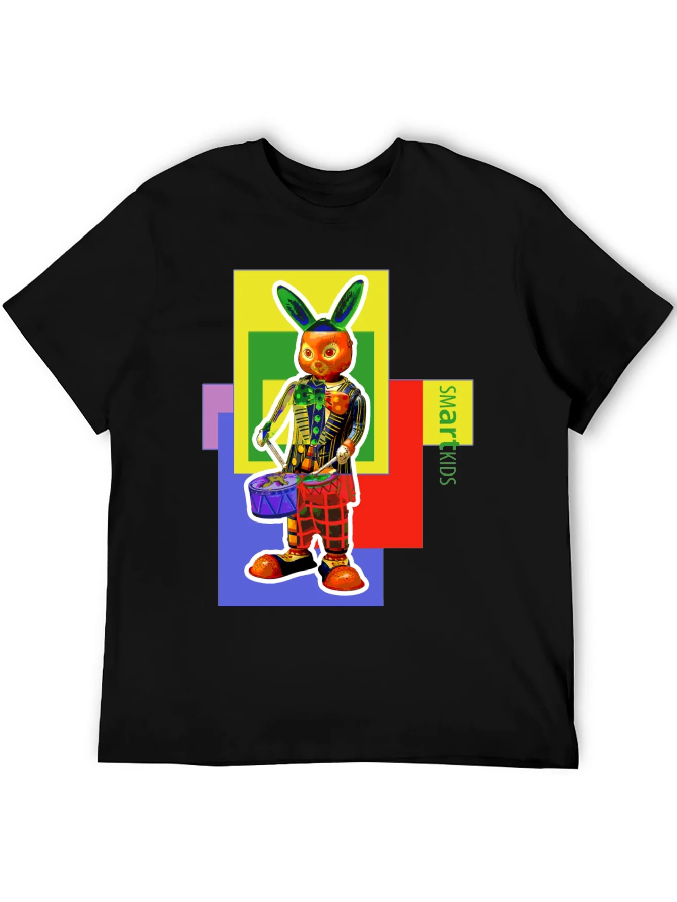 Rebbecca Funky Rabbit Drummer Graphic Tee
