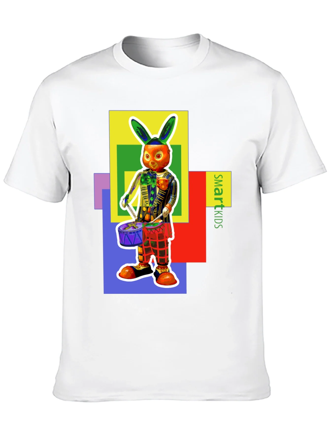 Rebbecca Funky Rabbit Drummer Graphic Tee