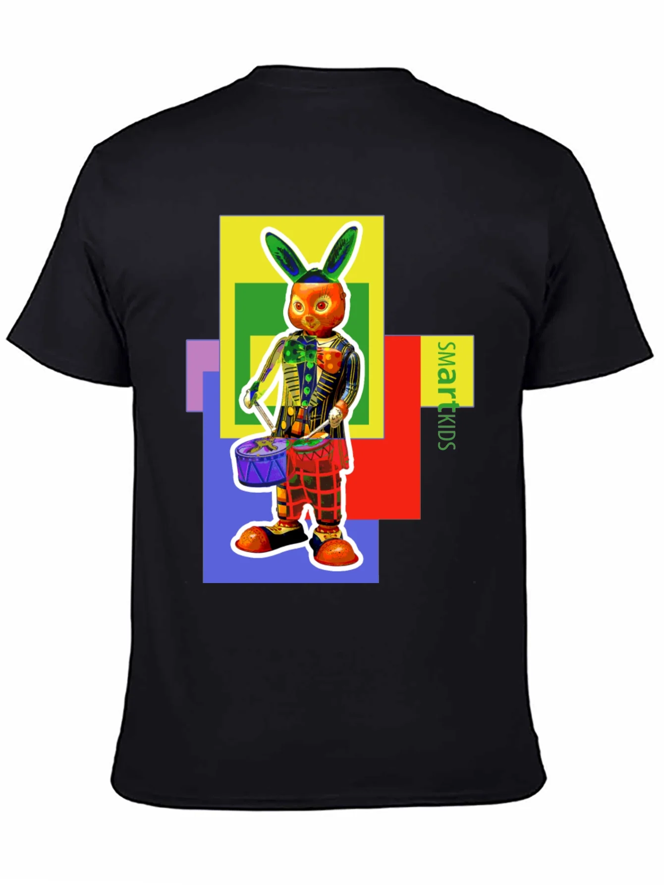 Rebbecca Funky Rabbit Drummer Graphic Tee