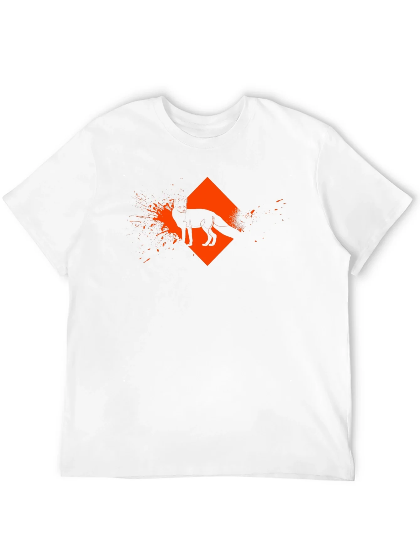 Rebbecca Urban Fox Graphic Tee - Mens Black T-Shirt