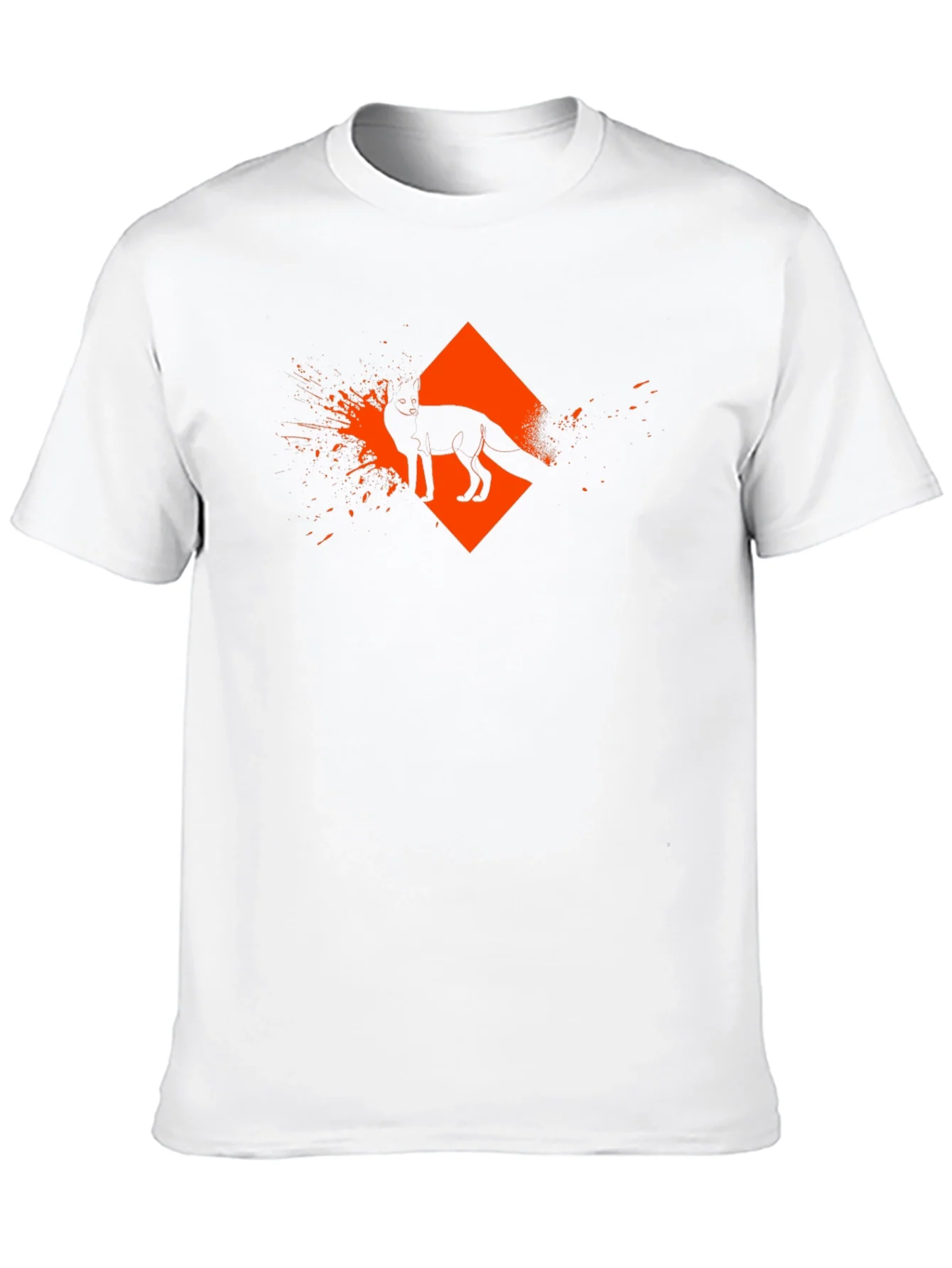 Rebbecca Urban Fox Graphic Tee - Mens Black T-Shirt