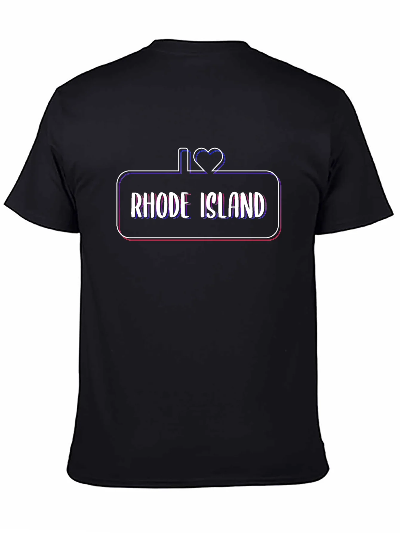 Rebbecca I Love Rhode Island Black T-Shirt