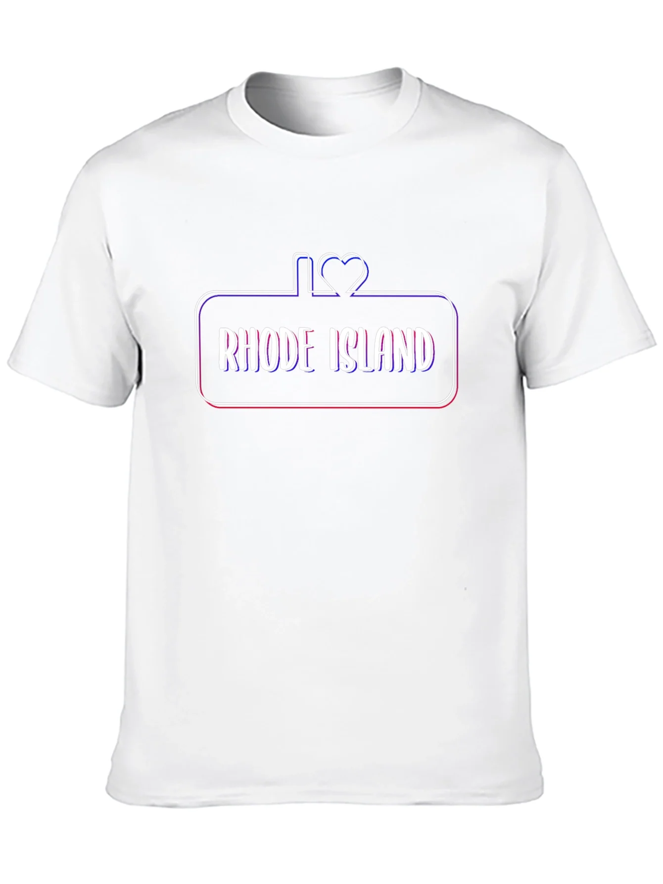 Rebbecca I Love Rhode Island Black T-Shirt