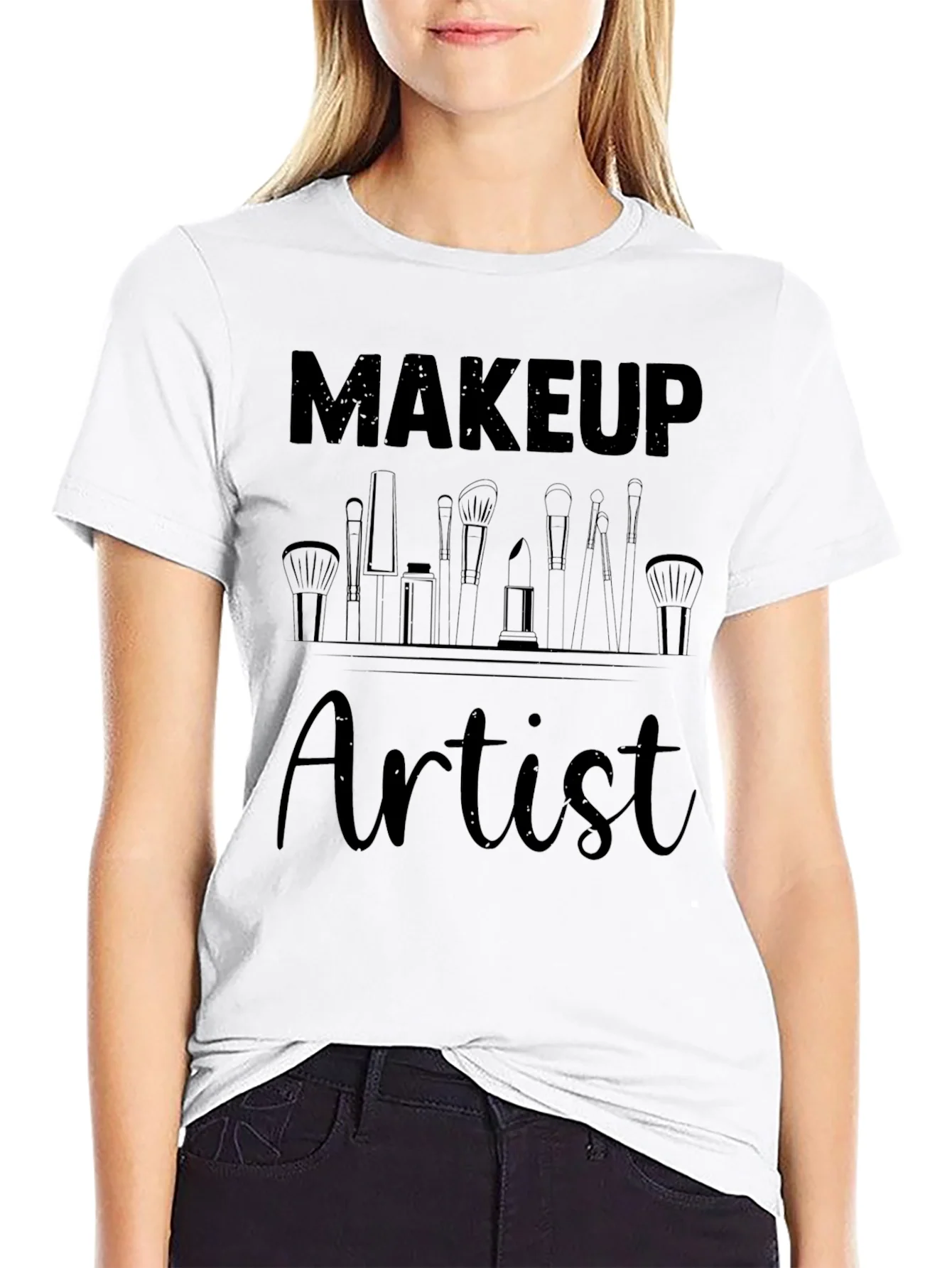 Rebbecca Makeup Artist T-Shirt - Black