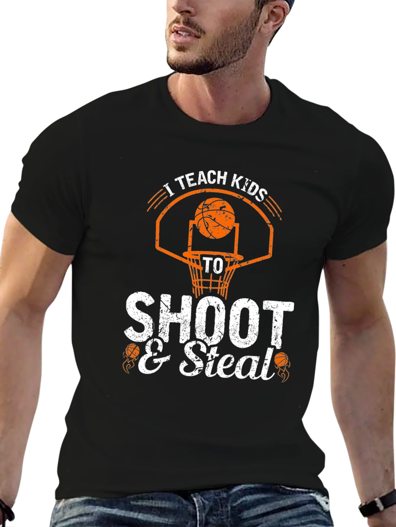 Camiseta Ense?o a Ni?os a Tirar y Robar