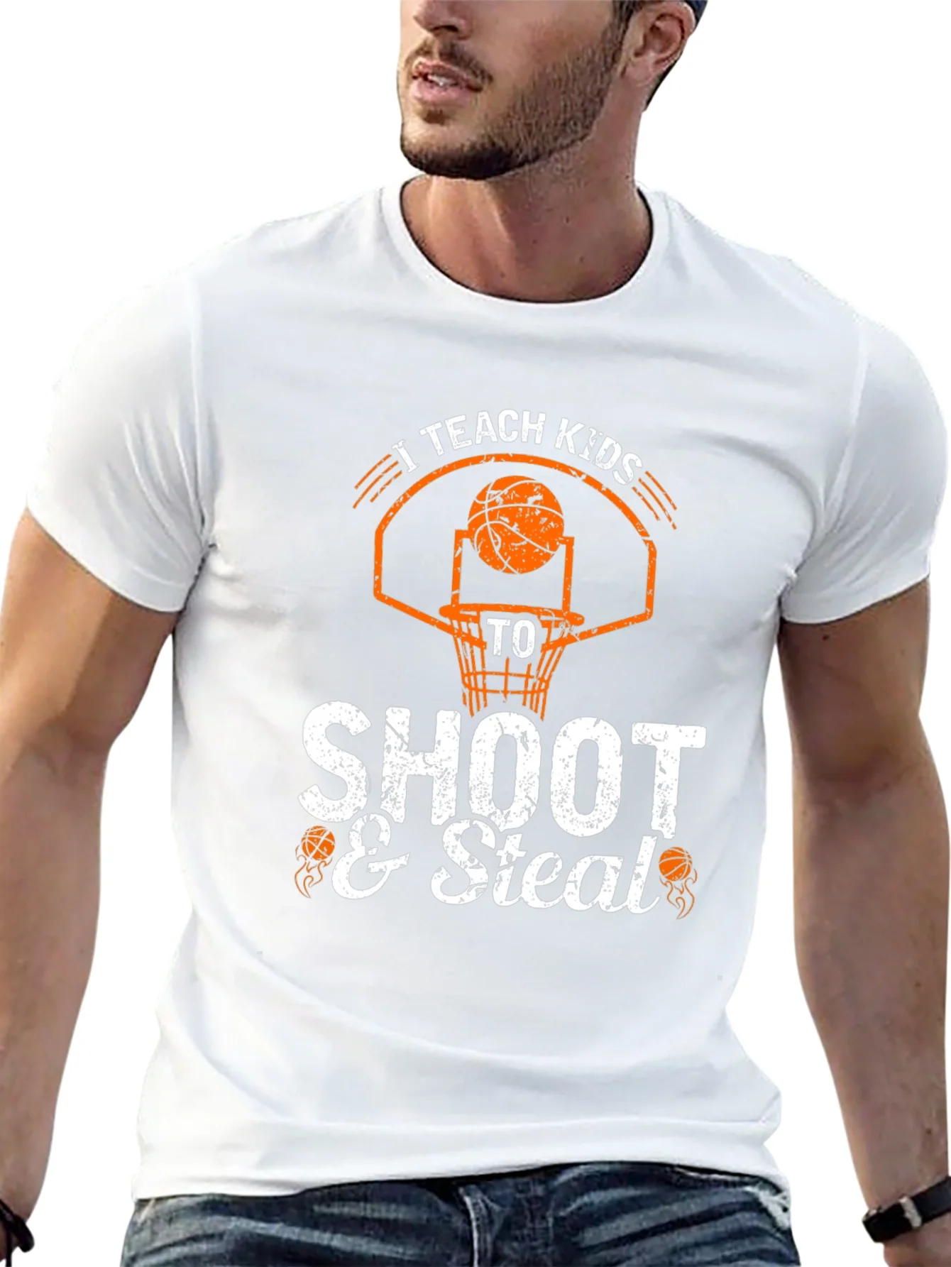 Camiseta Ense?o a Ni?os a Tirar y Robar