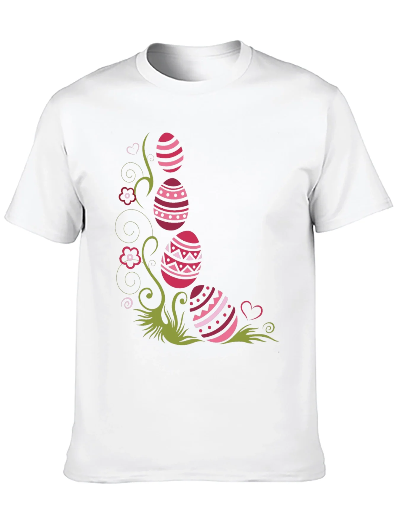 Rebbecca Easter Eggs Graphic Tee - Black Cotton Shirt