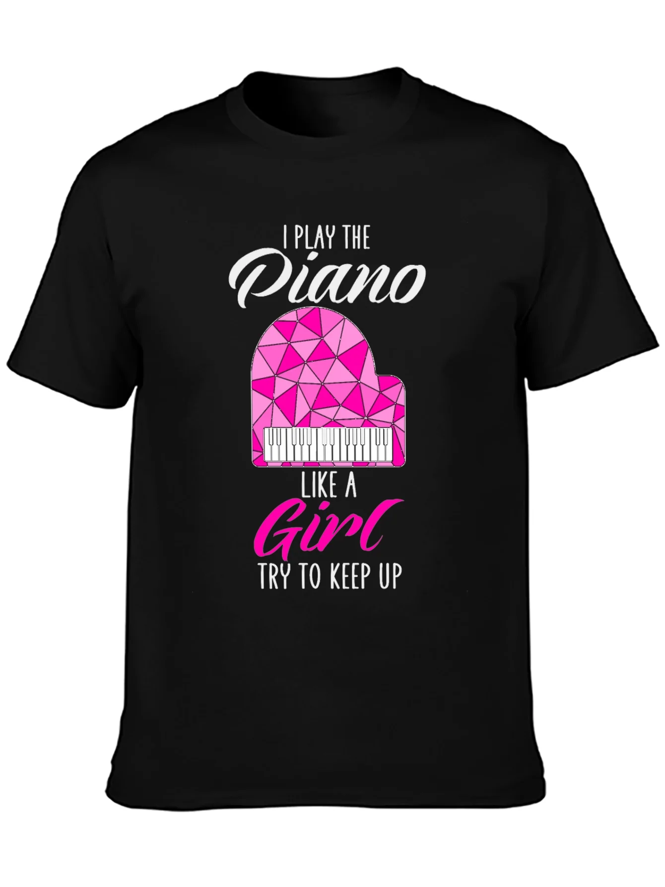 Rebbecca I Play Piano Like a Girl T-Shirt
