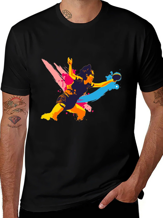 Rebbecca Ping Pong Player Graphic T-Shirt
