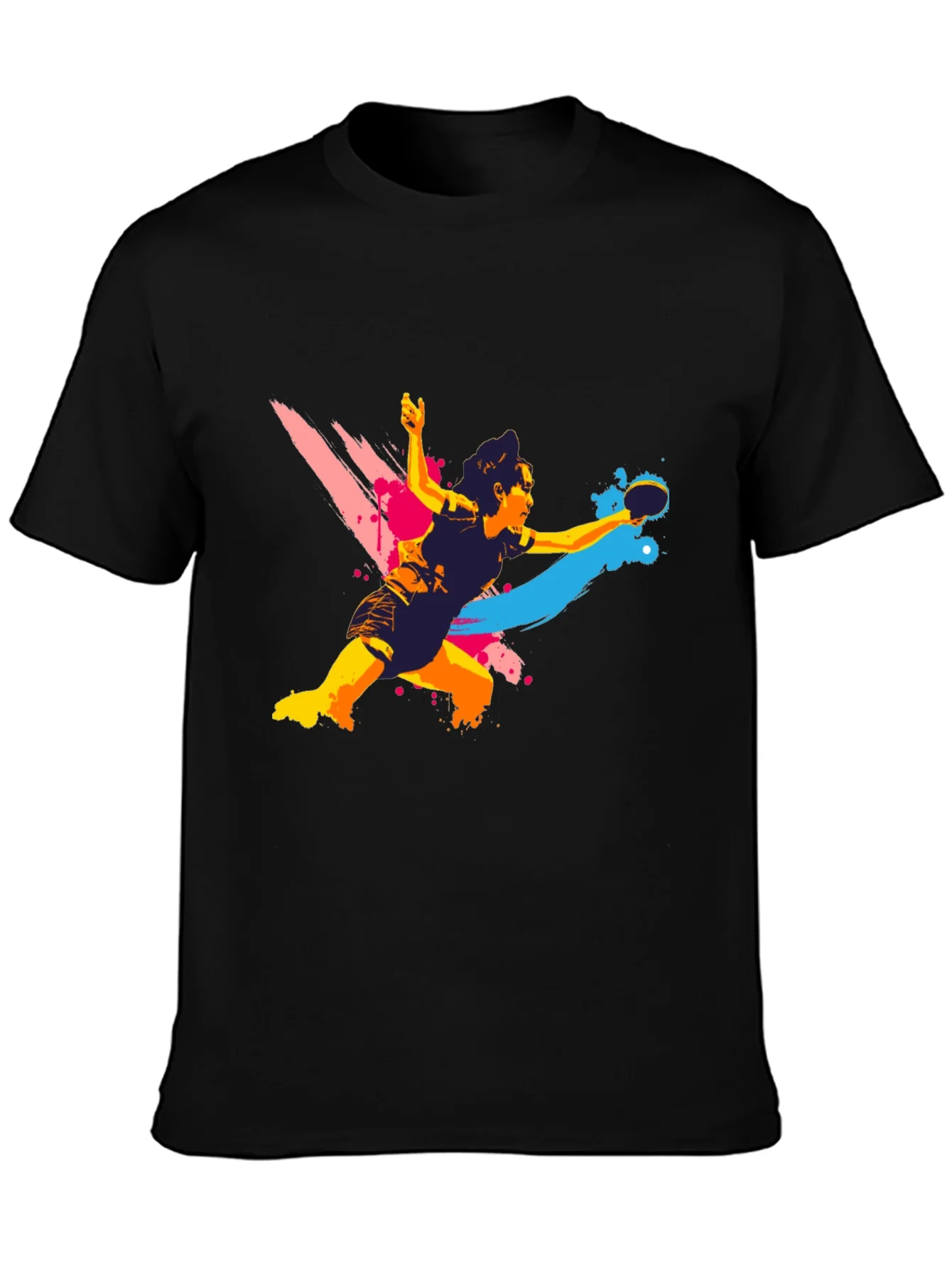 Rebbecca Ping Pong Player Graphic T-Shirt