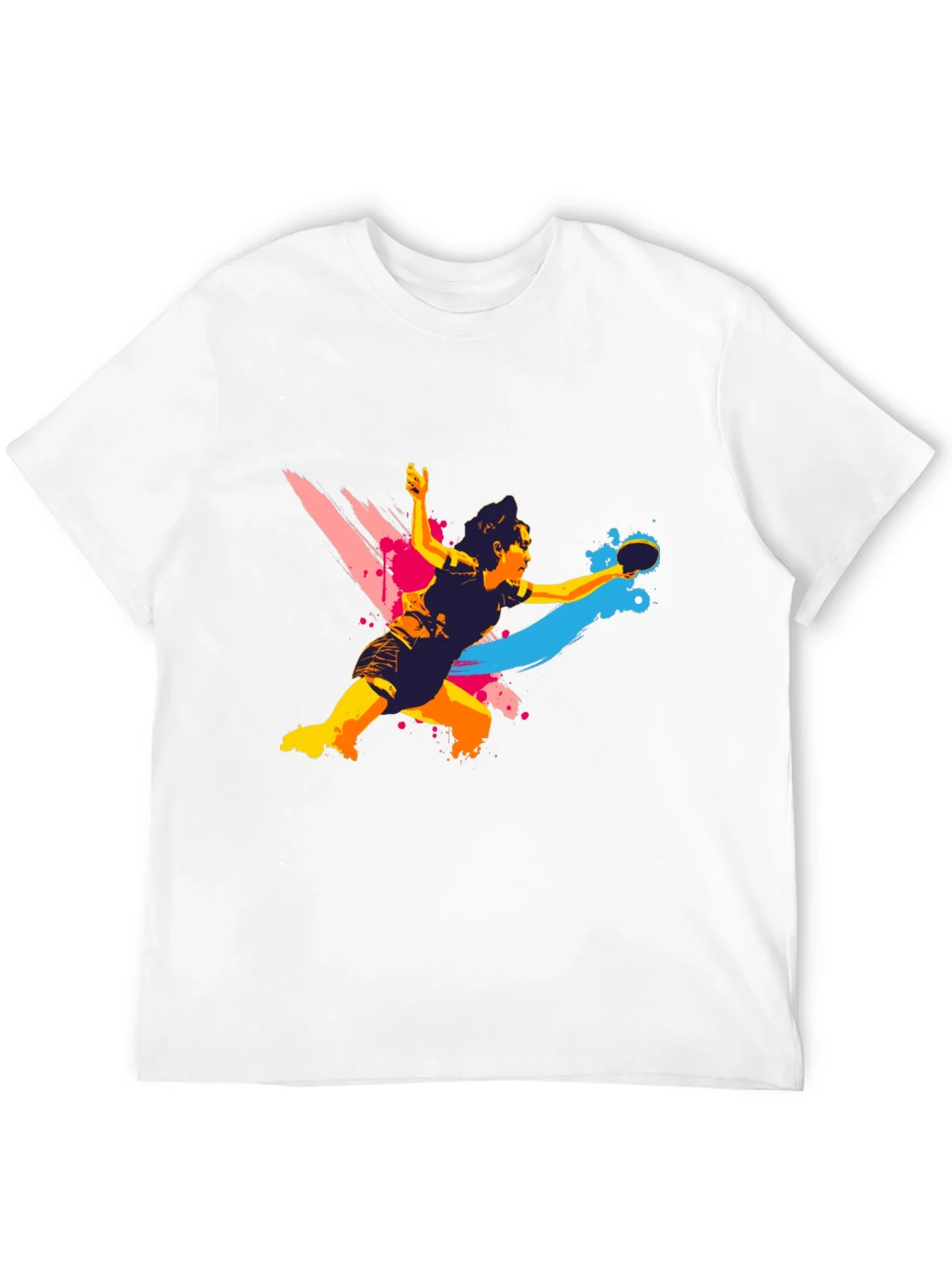 Rebbecca Ping Pong Player Graphic T-Shirt