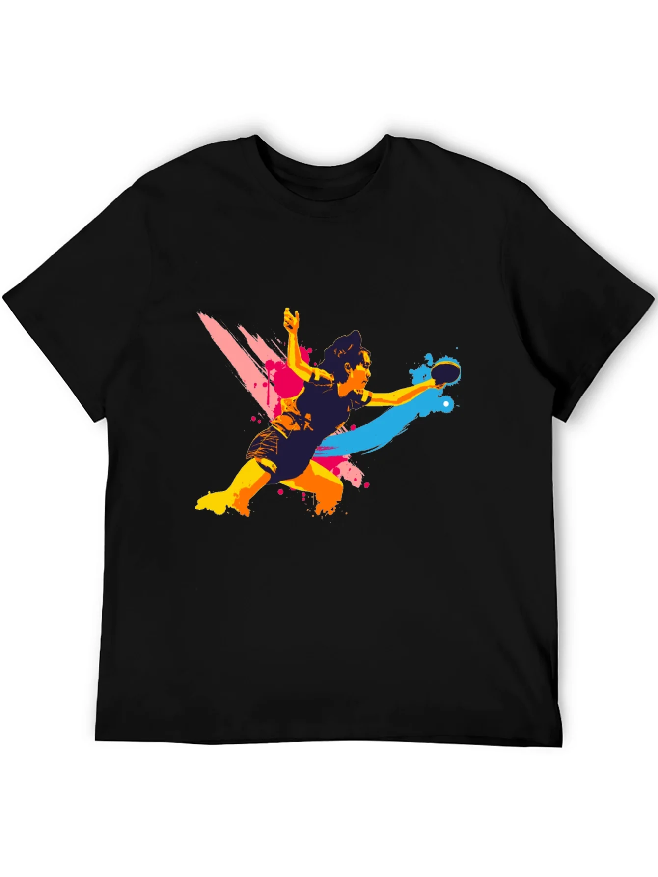 Rebbecca Ping Pong Player Graphic T-Shirt