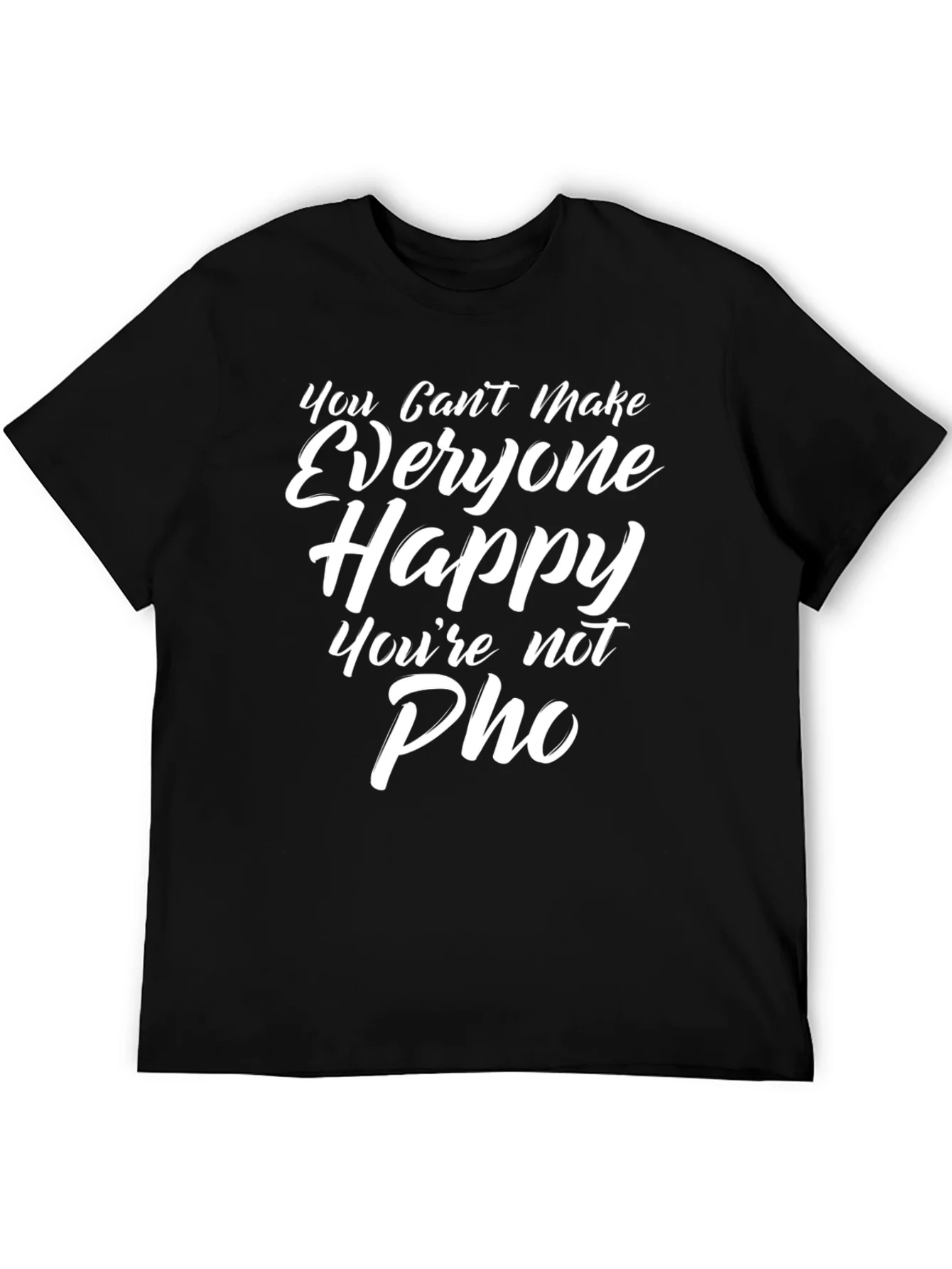 Camiseta Negra con Frase Divertida: No Eres Pho