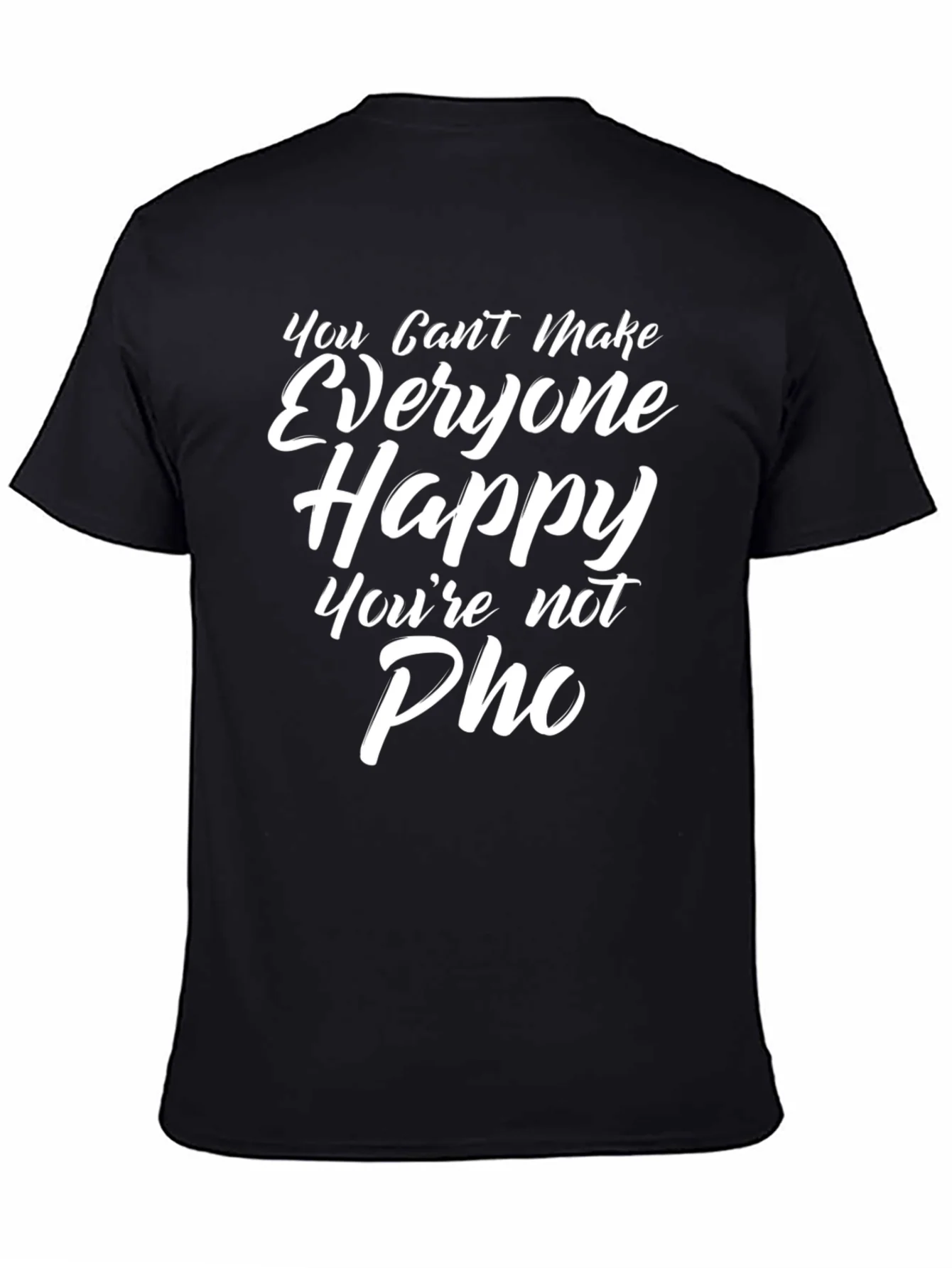Camiseta Negra con Frase Divertida: No Eres Pho