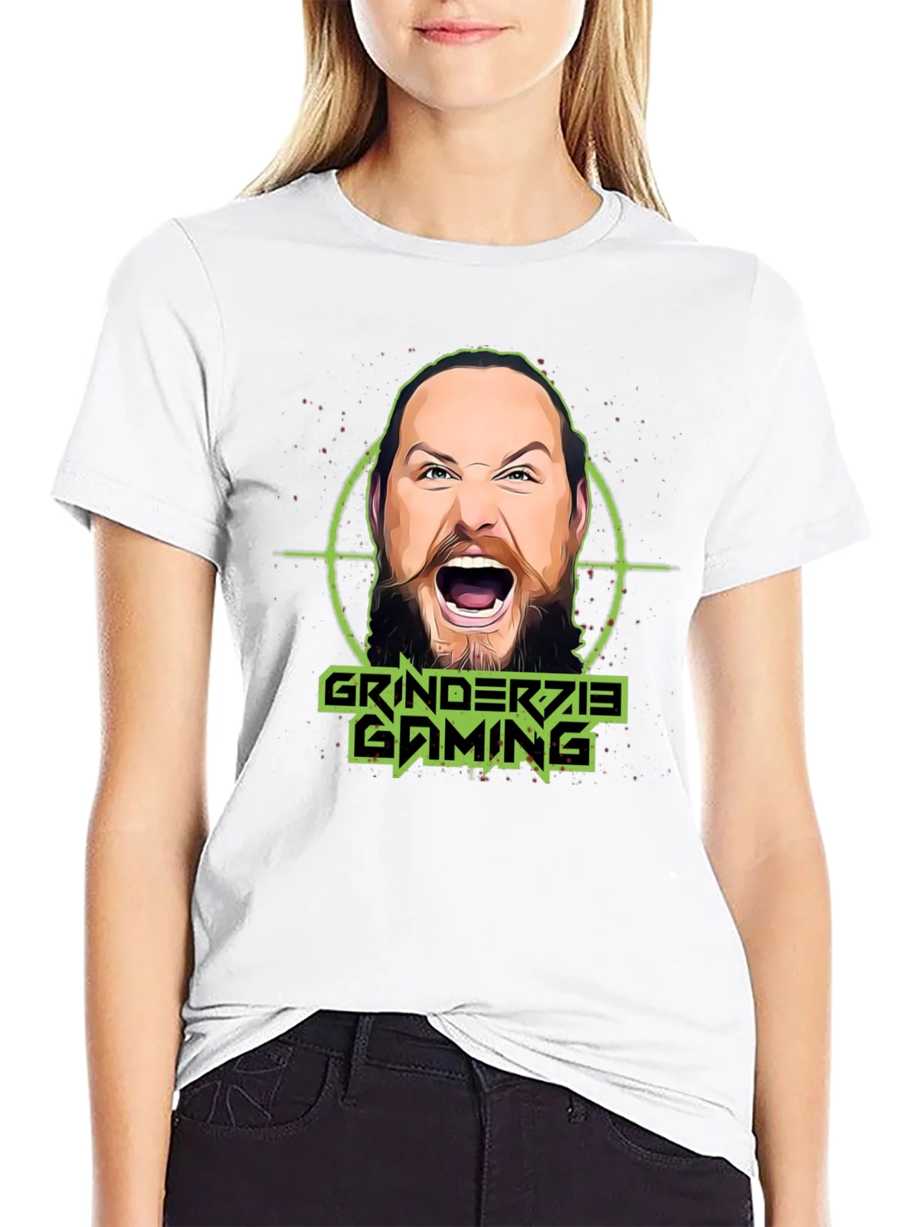 Camiseta Grinderzie Gaming Negra Unisex