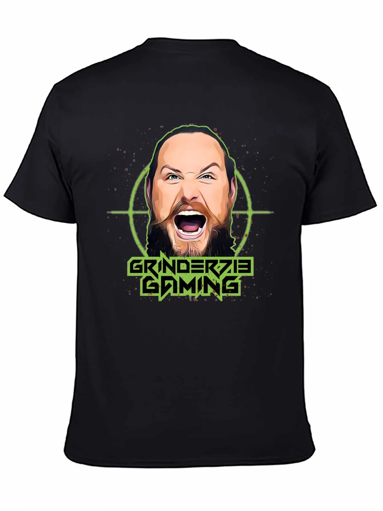 Camiseta Grinderzie Gaming Negra Unisex
