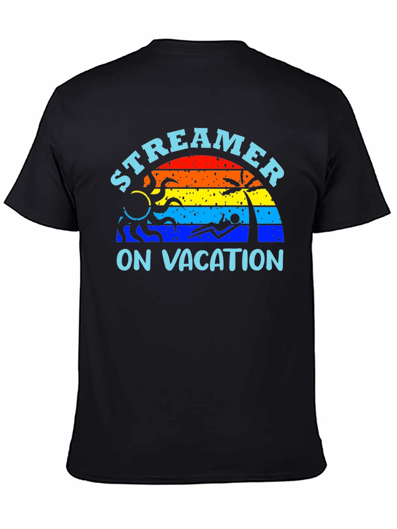 Rebbecca Streamer On Vacation Graphic T-Shirt - Summer Vibes