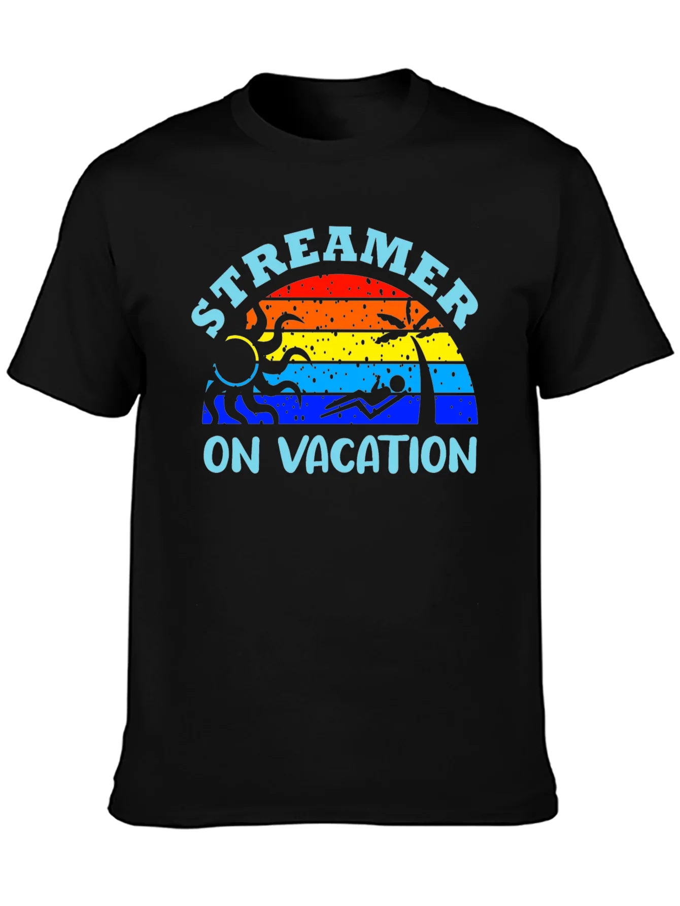Rebbecca Streamer On Vacation Graphic T-Shirt - Summer Vibes