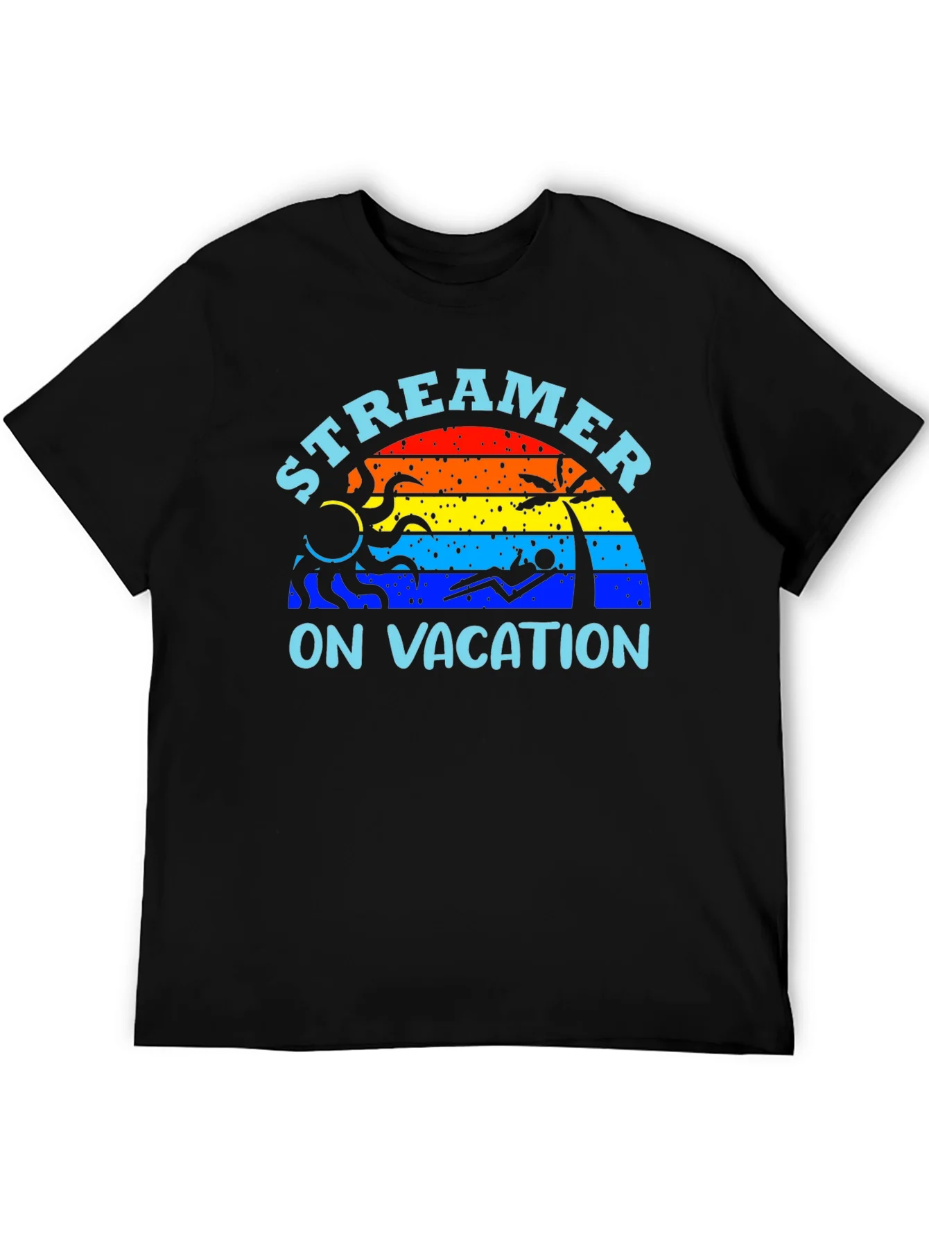Rebbecca Streamer On Vacation Graphic T-Shirt - Summer Vibes